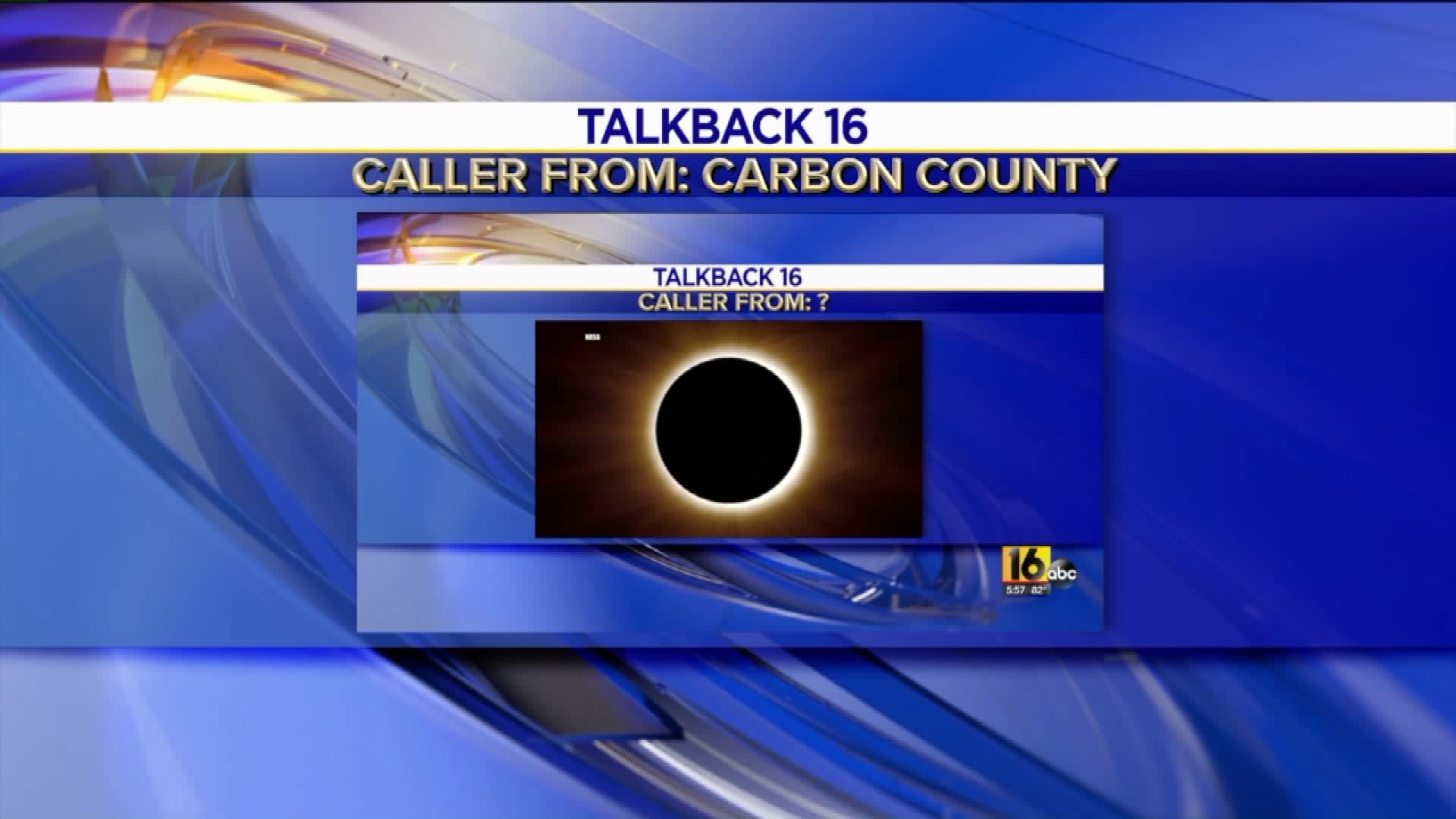 Talkback 16: Eclipse Reactions