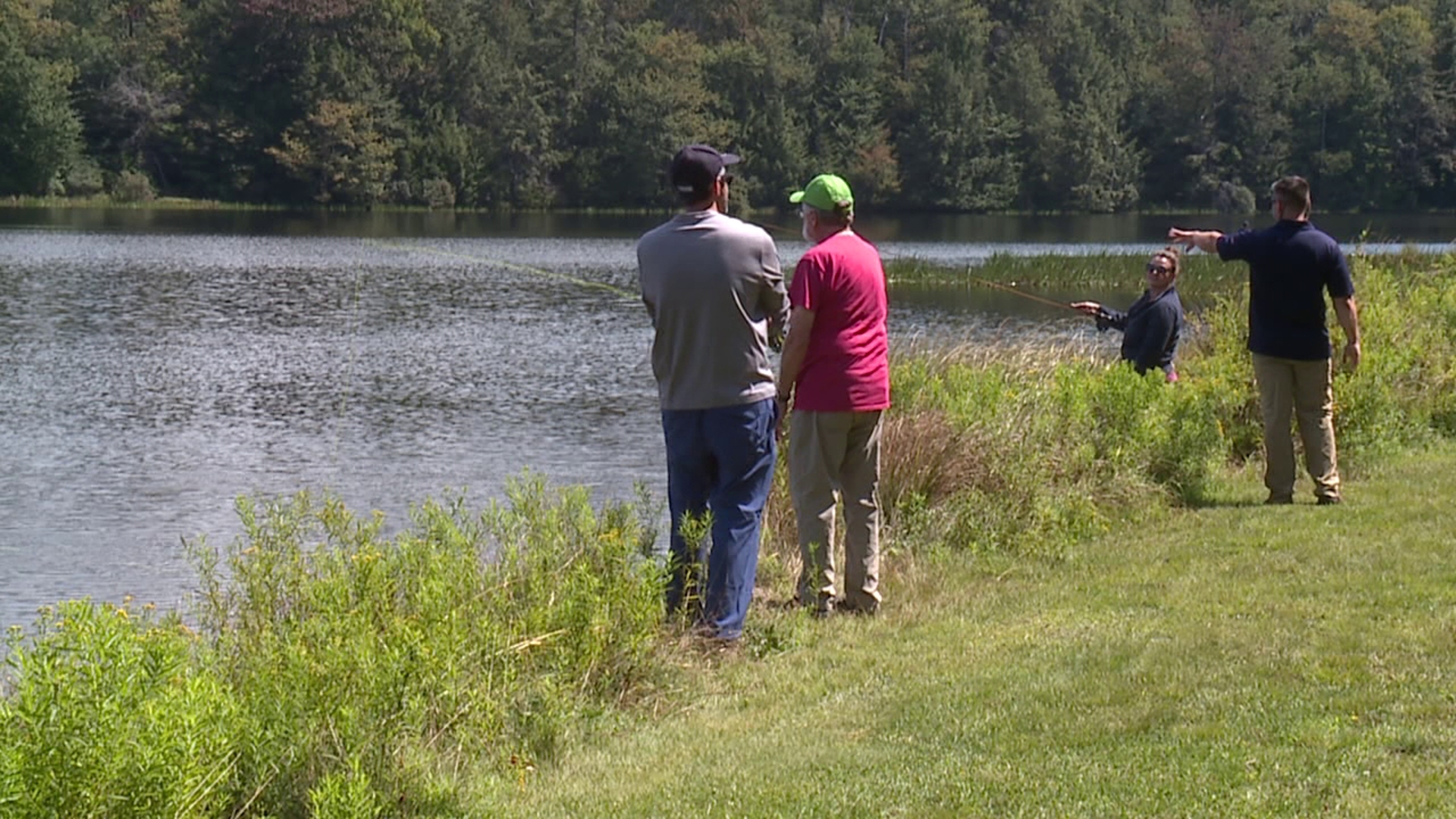 Fly fishing at Lake Jean | On The Pennsylvania Road | wnep.com