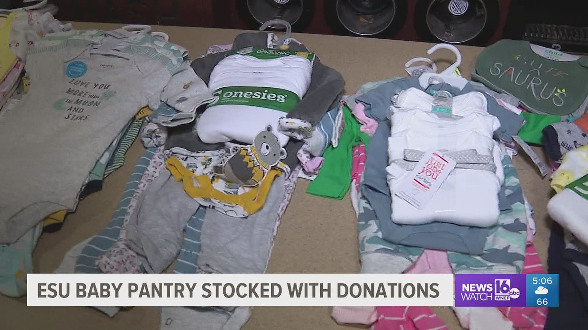 A baby pantry at ESU that offers help to student parents just got a little help of its own.