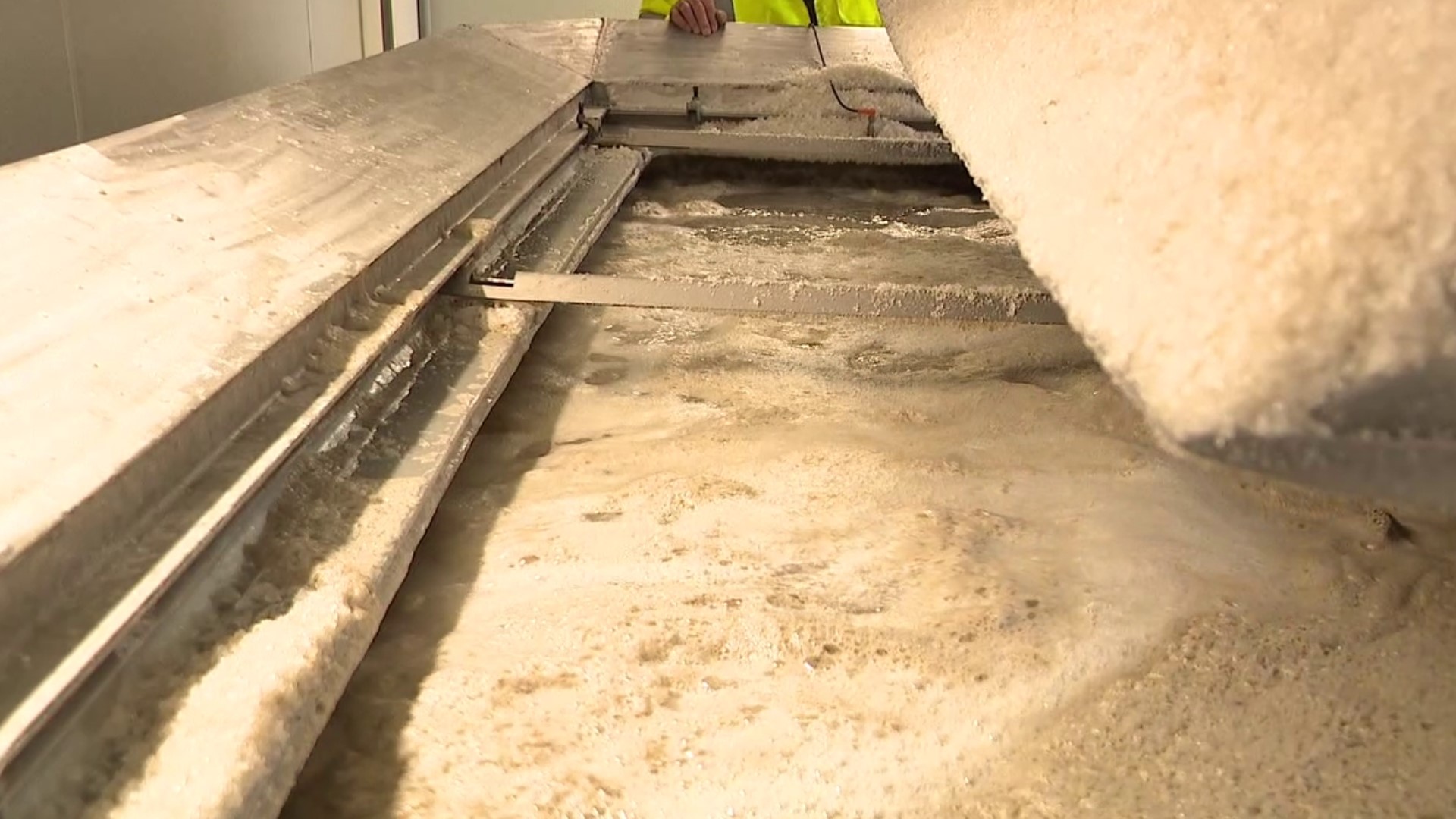 PennDOT crews showed Newswatch 16 how they make salt brine and how they use it.