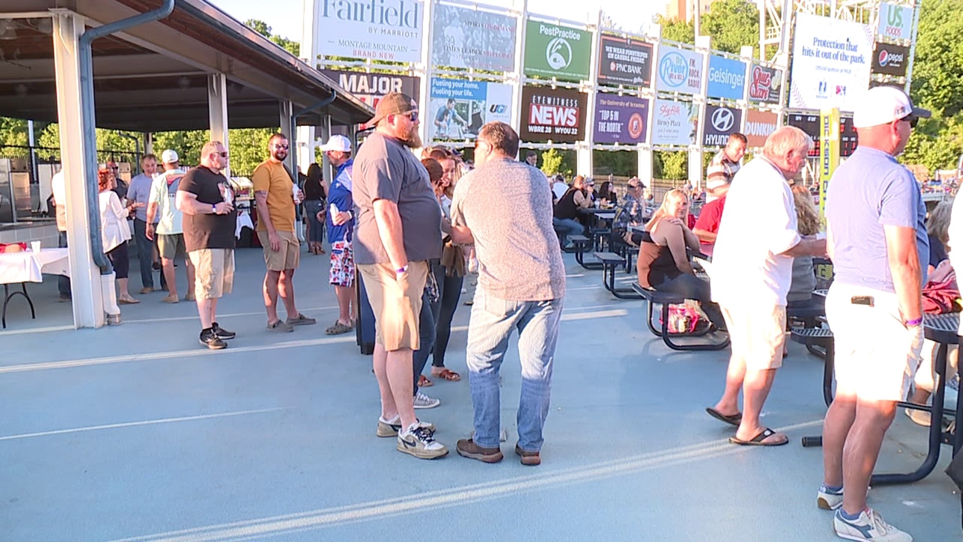 Teamsters Local 401 based in Wilkes-Barre celebrated its 100th anniversary Saturday with a celebration at the Scranton/Wilkes-Barre Railriders game at PNC Field.