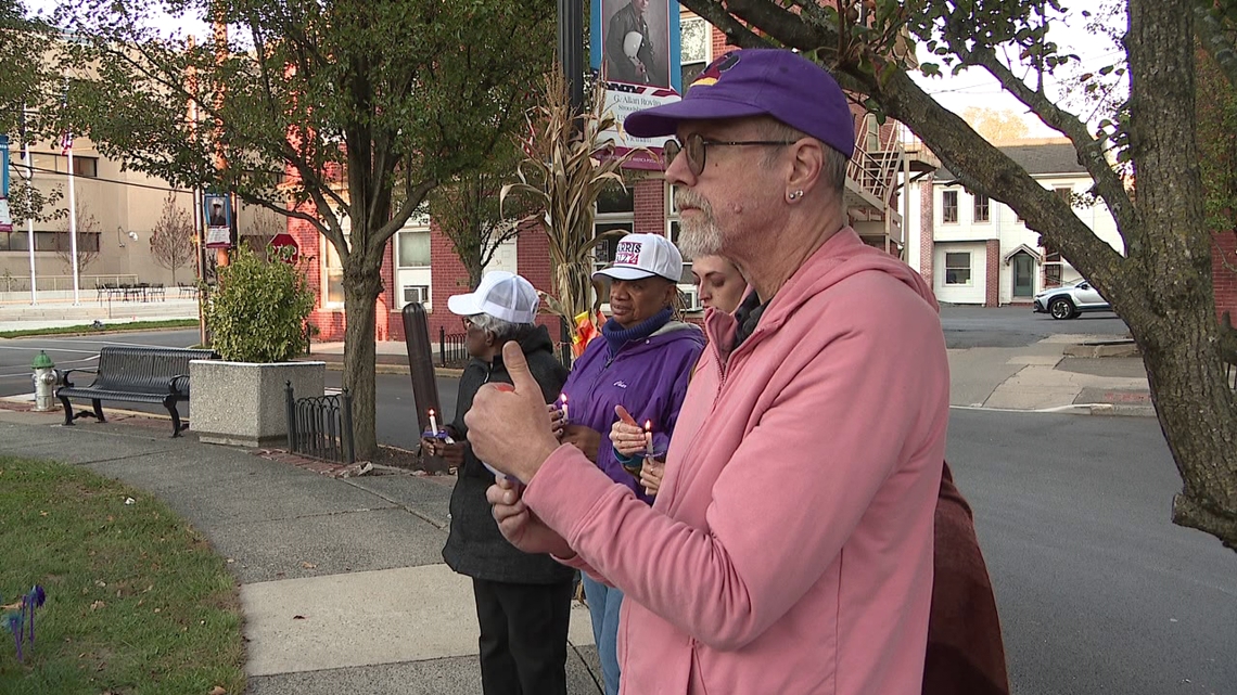 Domestic Violence Awareness Month Vigil in Stroudsburg