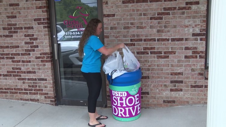 Shoe drive in Monroe County helping community, people overseas