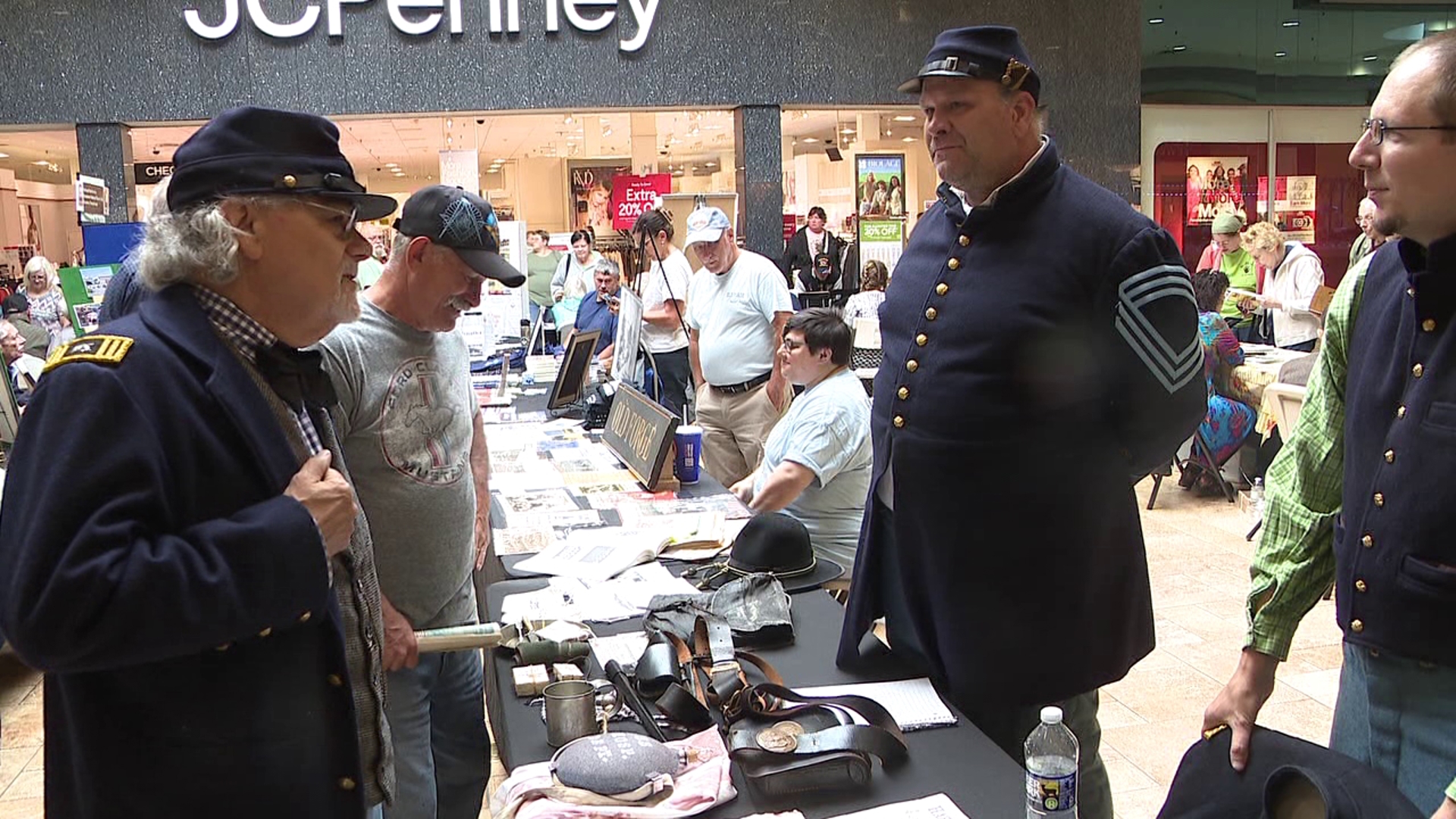 The fair showcasing local history was held at the Viewmont Mall.