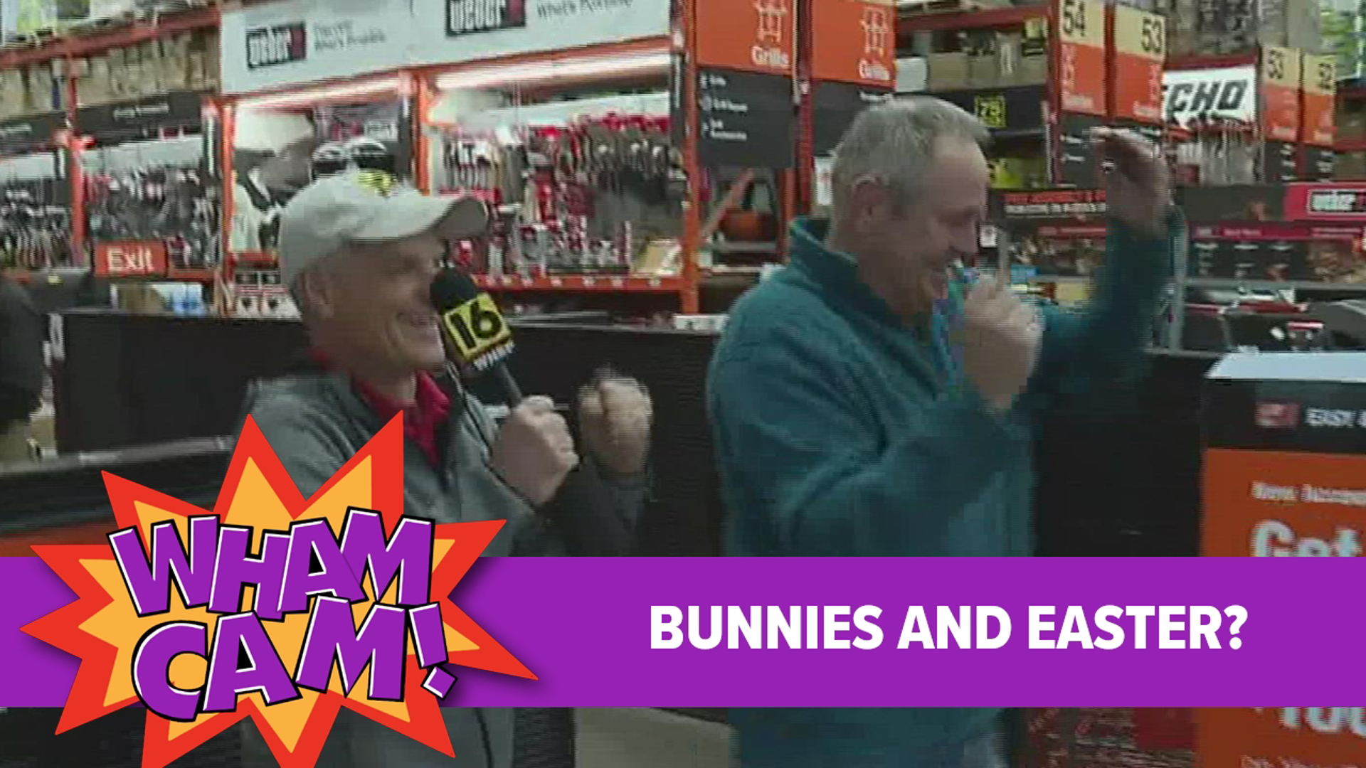 Joe Snedeker heads to Lowes in Dickson City to find out if anyone knows about the connection between Easter and bunnies.