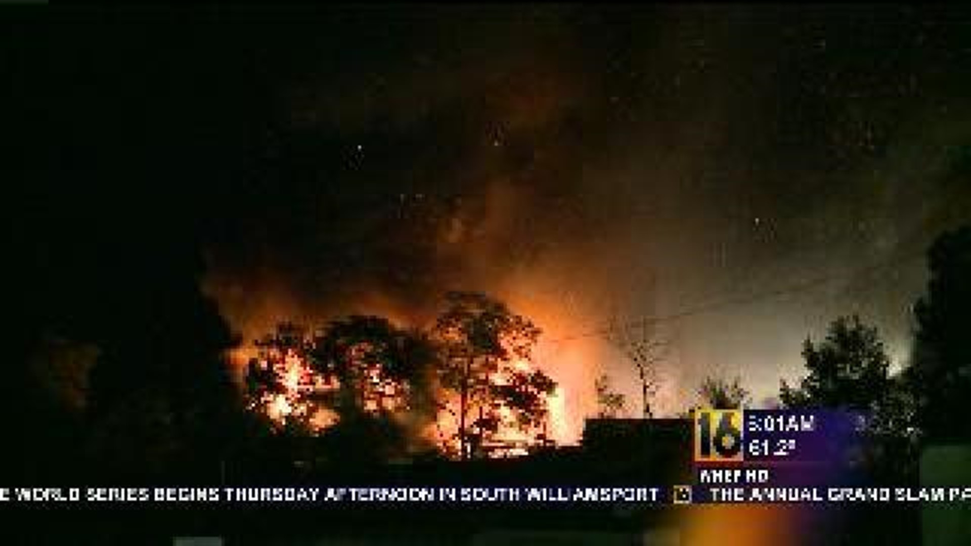 Fire Destroys Garage in Lackawanna County