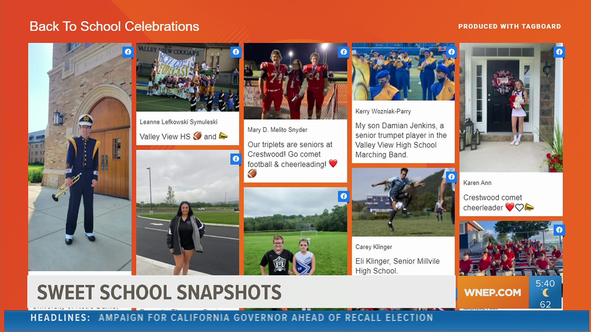 With school back in session, Newswatch 16 wanted to celebrate your best moments caught on camera. Ryan Leckey shared some of your sweet September snapshots.