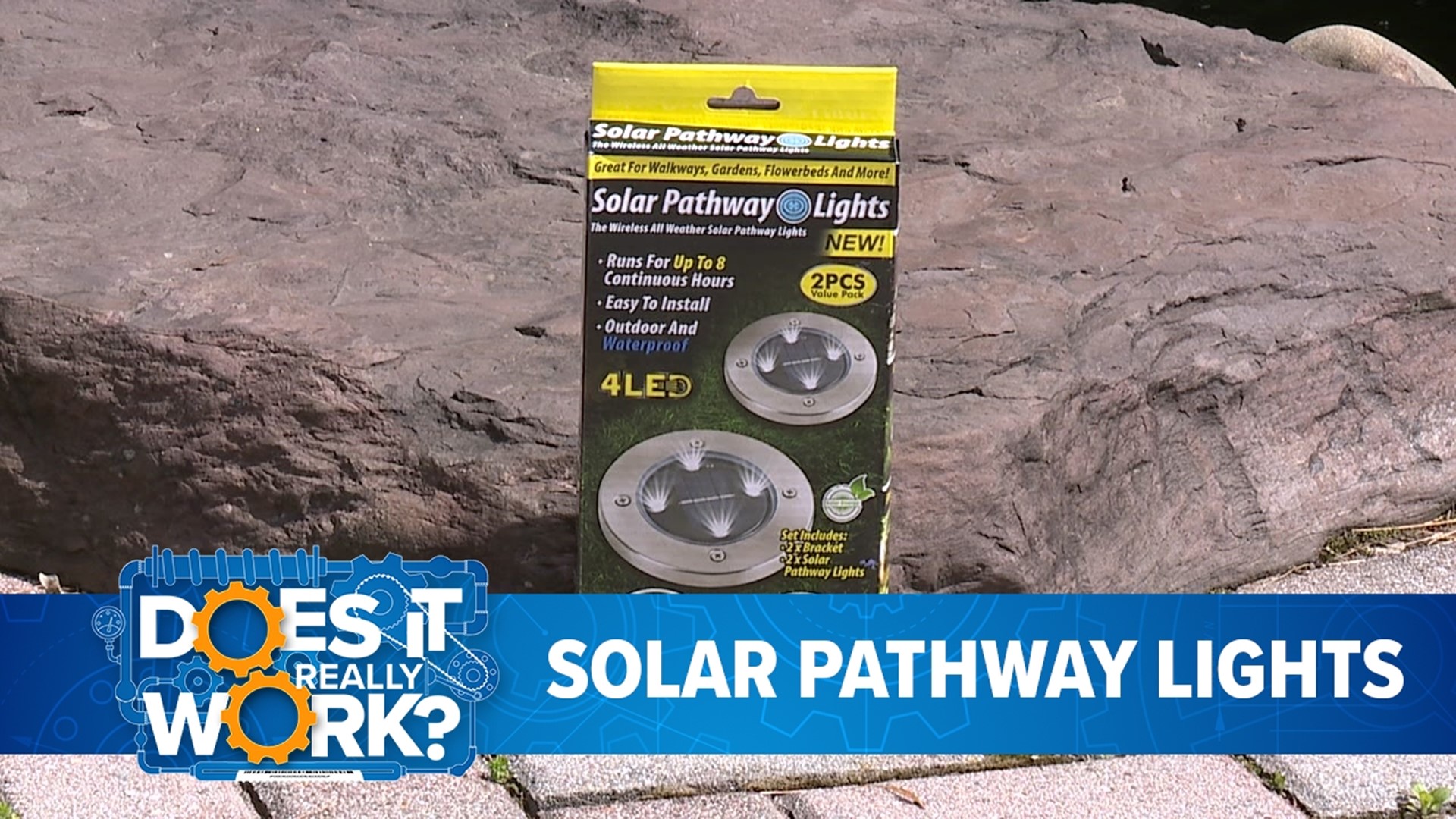 The maker claims these solar-powered lights will run up to eight full hours.