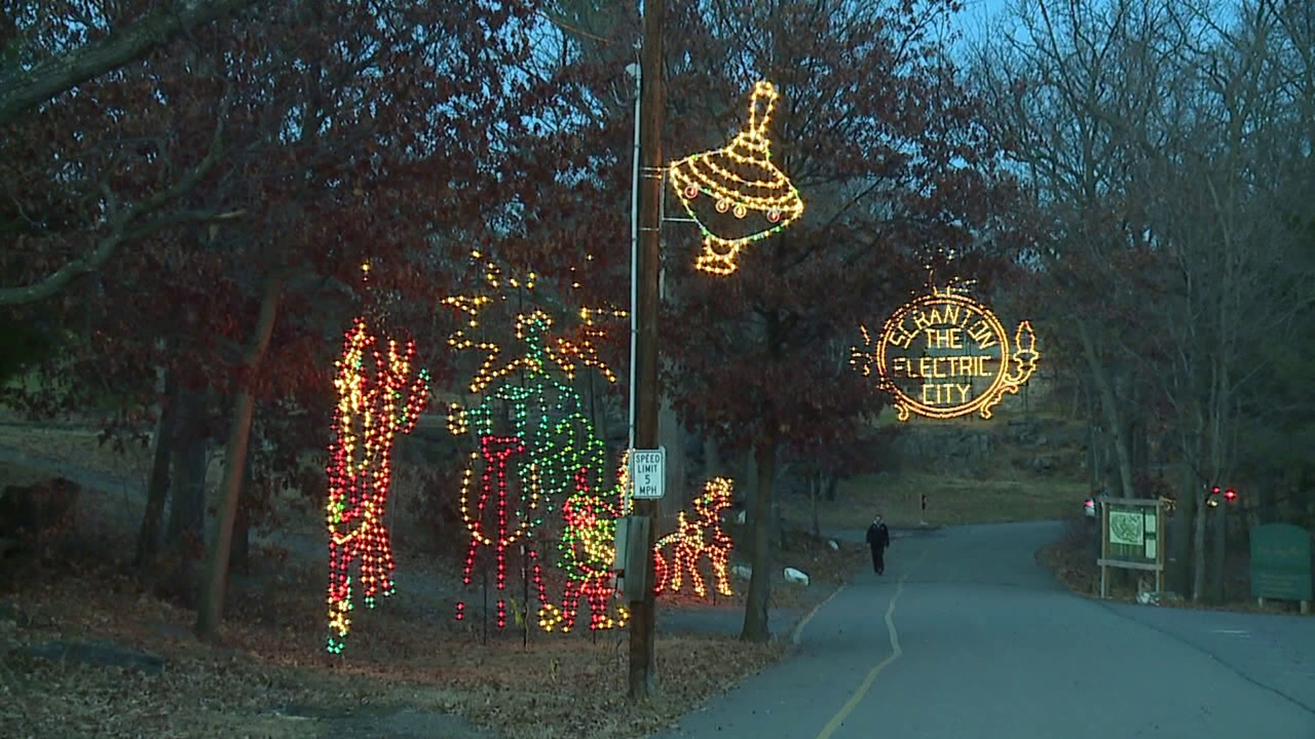 The Holiday Light Spectacular at Nay Aug Park opened for the season on Wednesday.