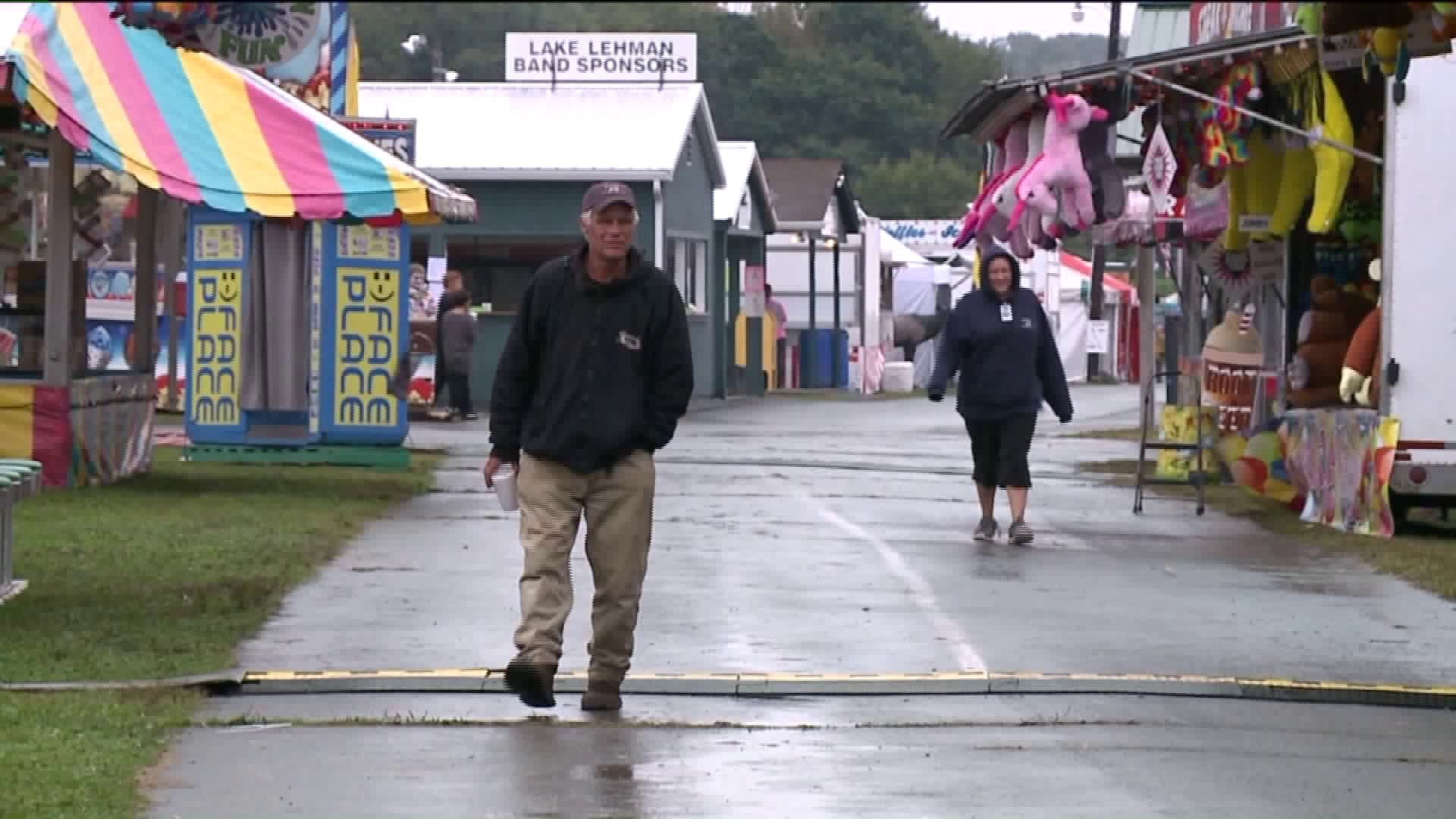 Soggy Start to Luzerne County Fair