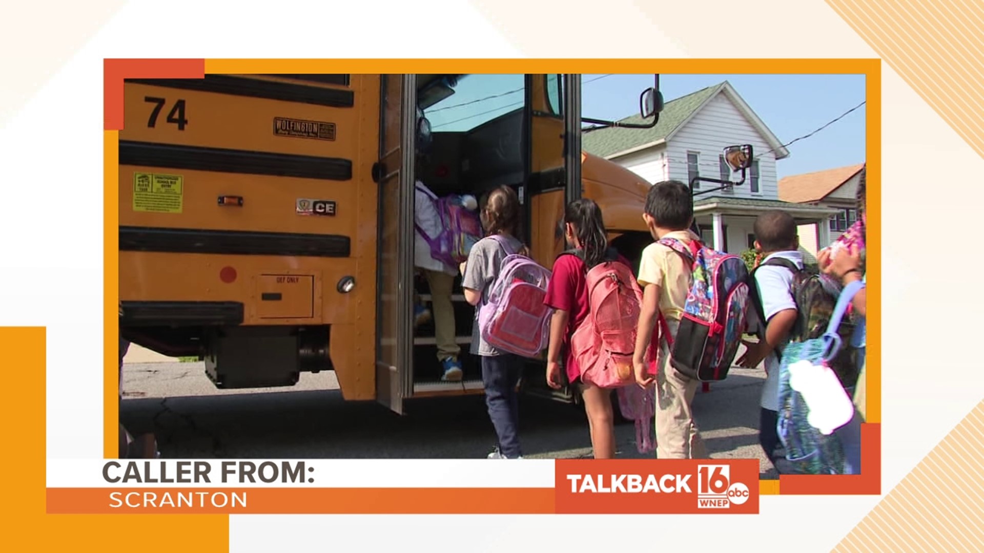 Callers are commenting on some back-to-school topics as well as an observation for a furry member of the WNEP family.