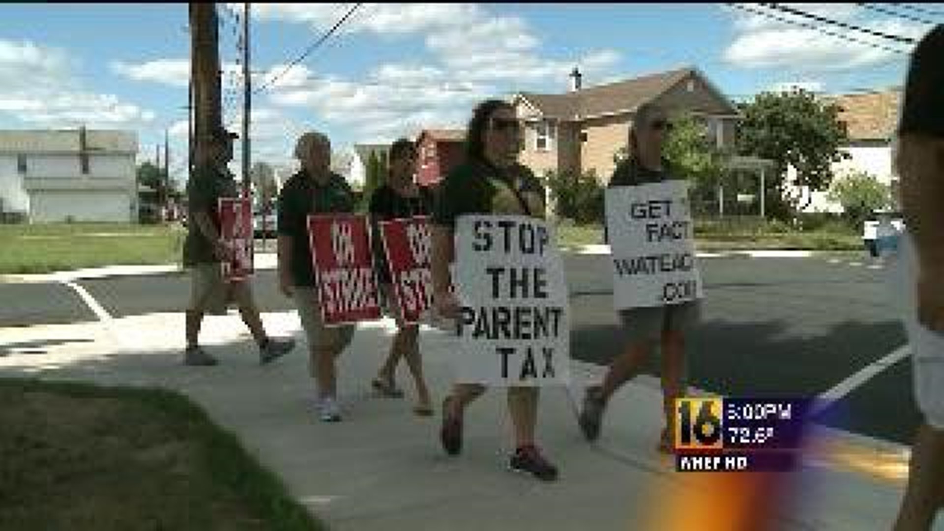Wyoming Area Teachers Strike, Walk Picket Line