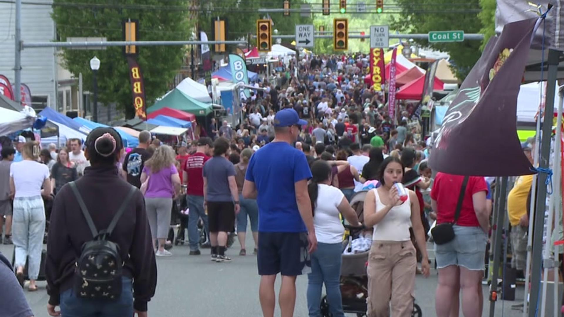 Shenandoah hosted its 14th annual Kielbasa Festival on Saturday with unique food items and lively polka music.