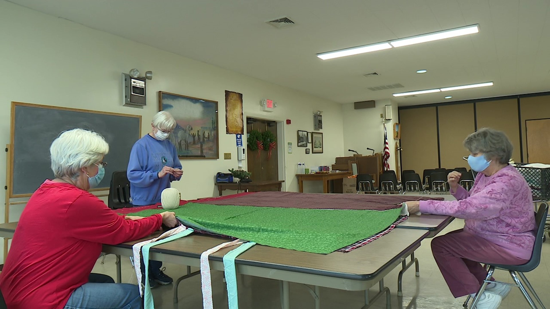 They call themselves the 'ugly quilters,' but their mission is anything but.