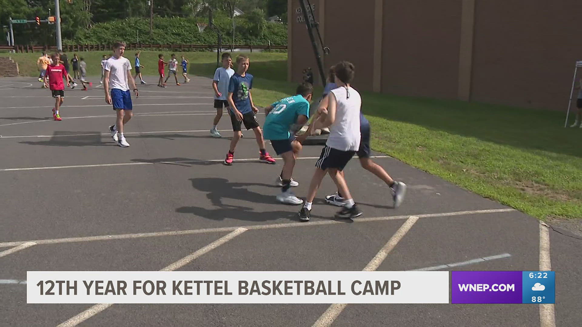 Camp continues now at Keystone College with Coach Andrew Kettel