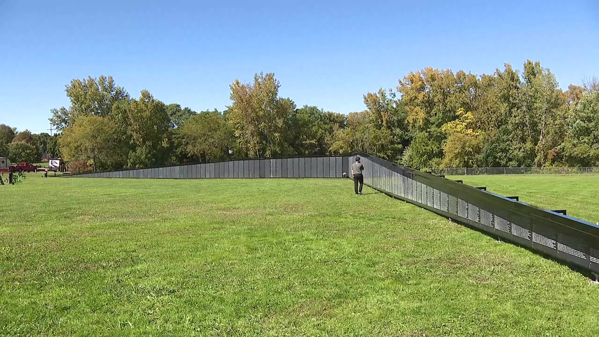 Over the next four days, a replica of the Vietnam Veterans Memorial will be on display in Sayre.