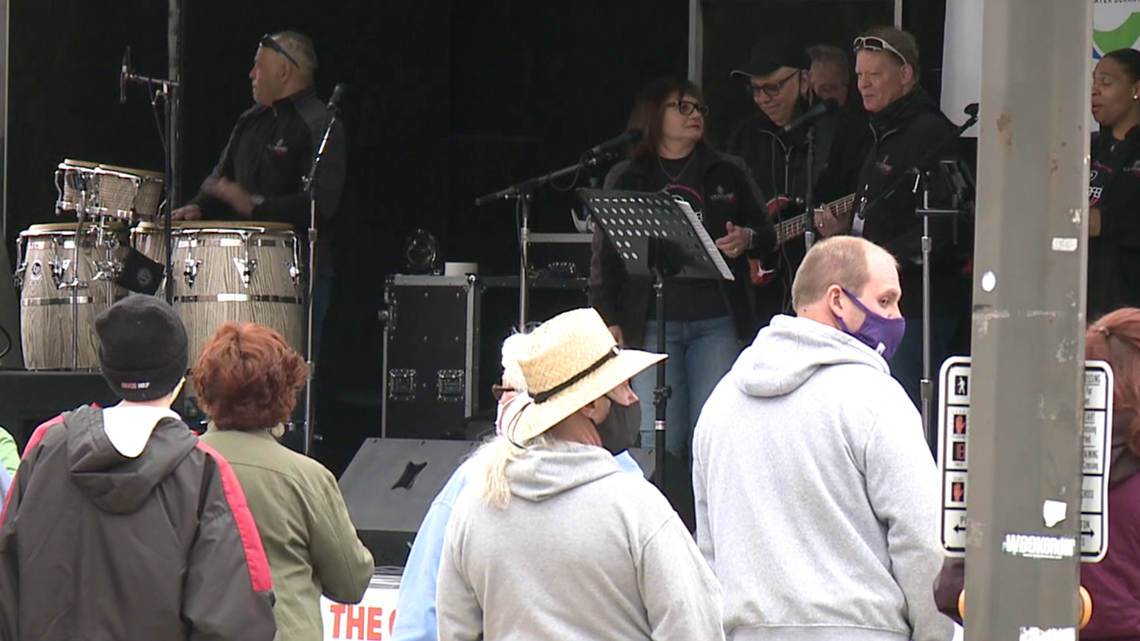 Block party celebration in Scranton