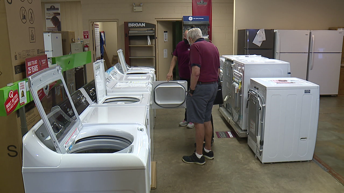Pandemic leads to appliance shortage