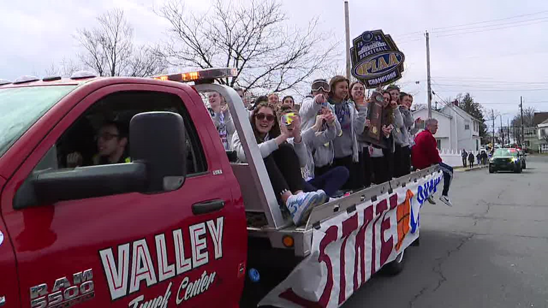 The Lady Bucks defeated a team from the Pittsburgh area for their first state title.