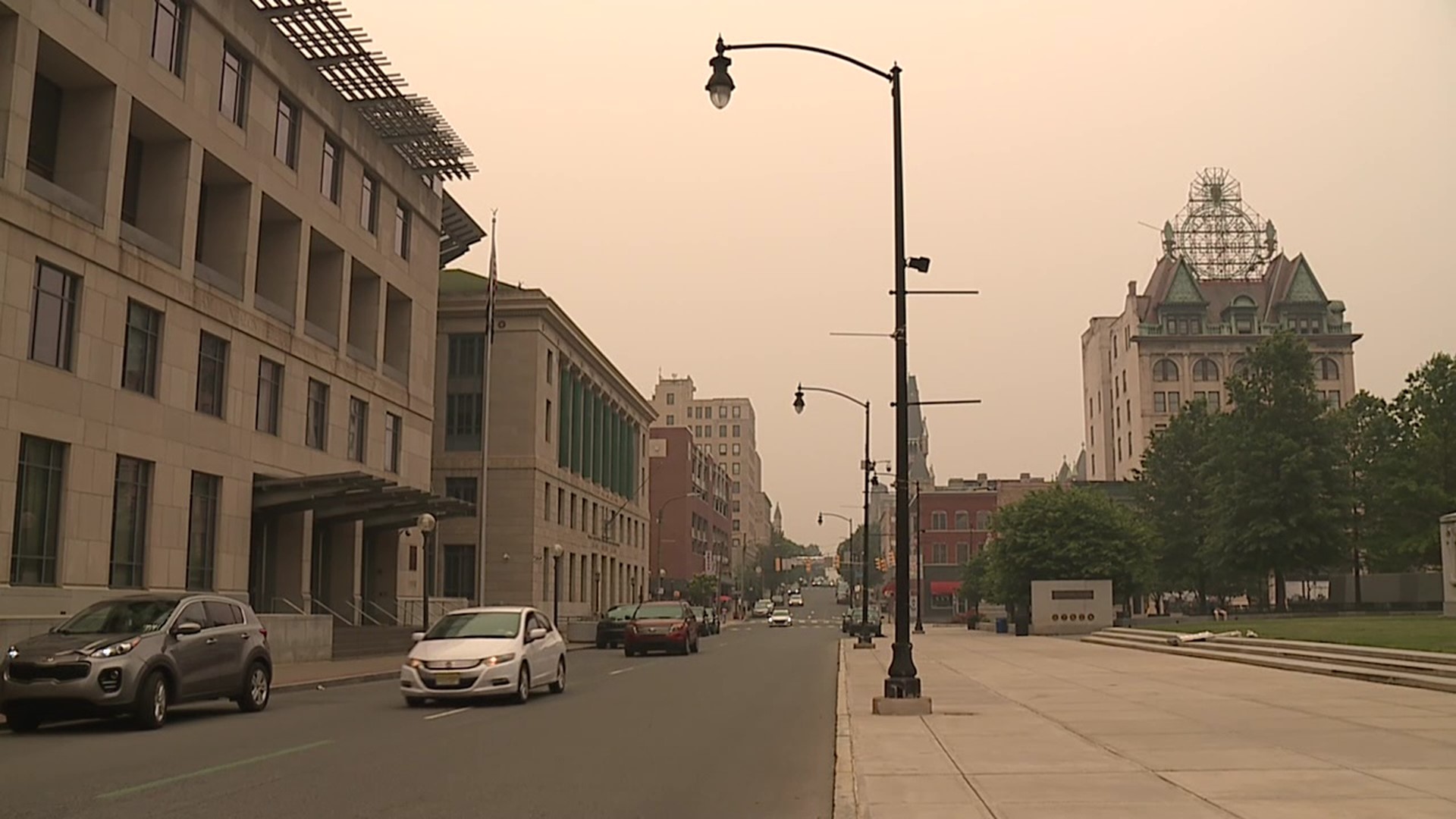 People awoke to another day of smoke-filled skies in northeastern and central Pennsylvania.