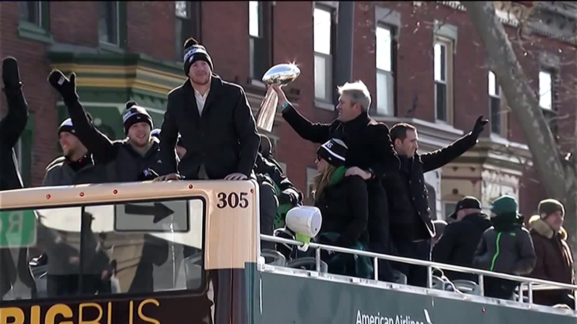Eagles Fans Return to Northeast PA After Celebrating Parade Day for Super Bowl Champs in Philadelphia