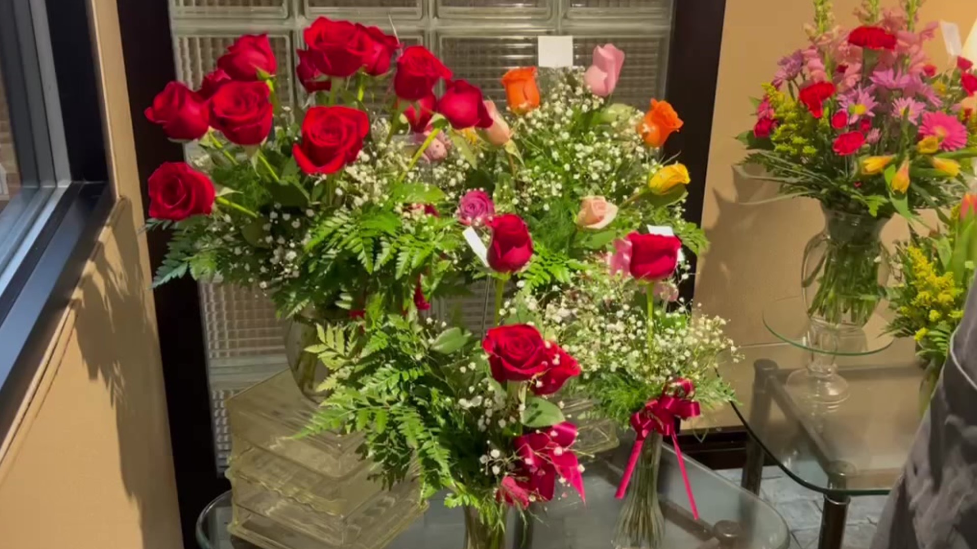 Valentine's Day is one of the busiest days of the year for flower shops.