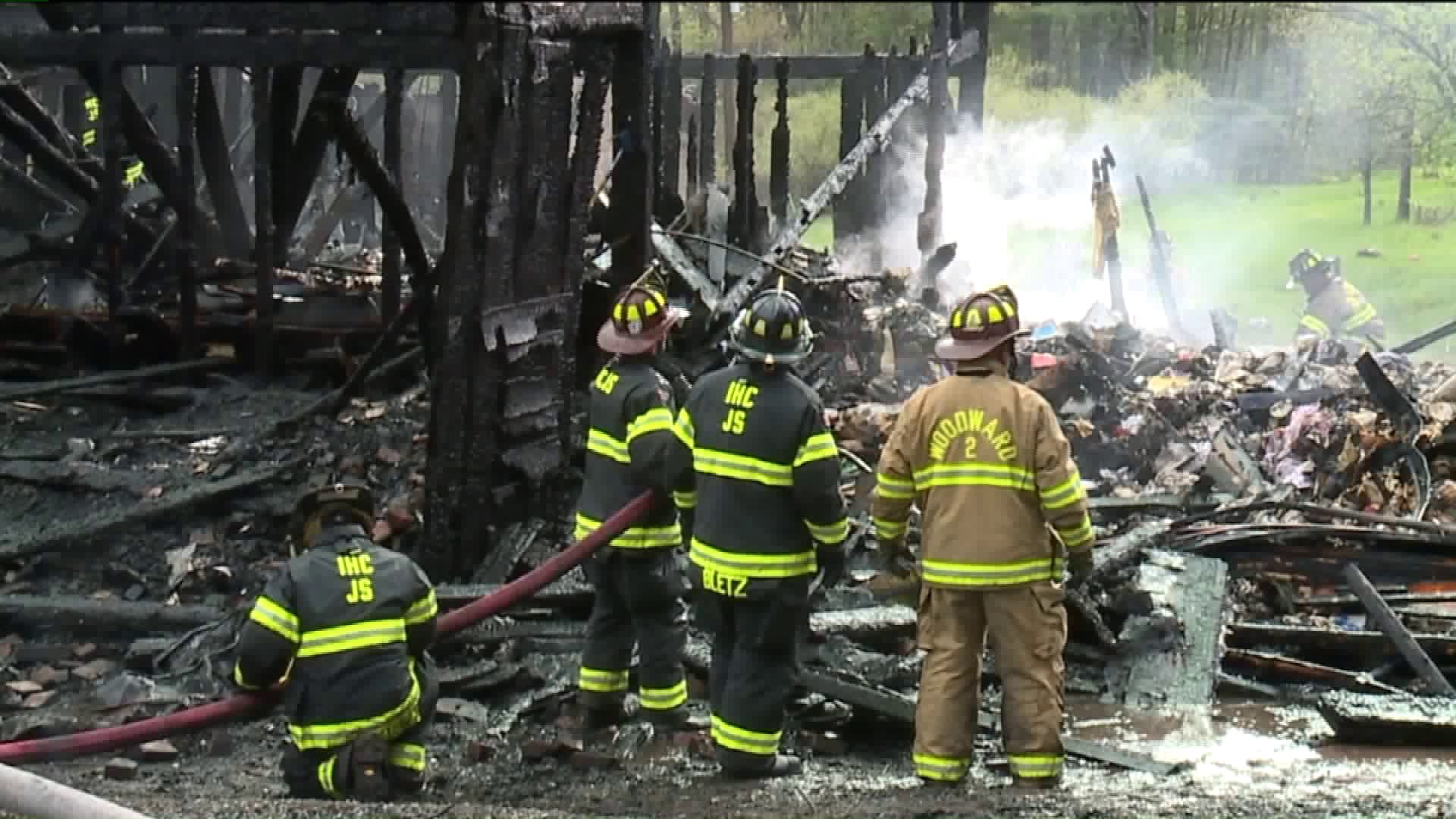 Fire Destroys Centuries-Old Home in Lycoming County