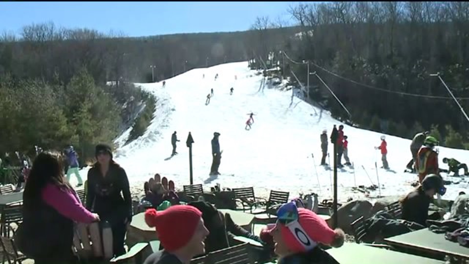 Thousands Hit the Slopes on Day Off