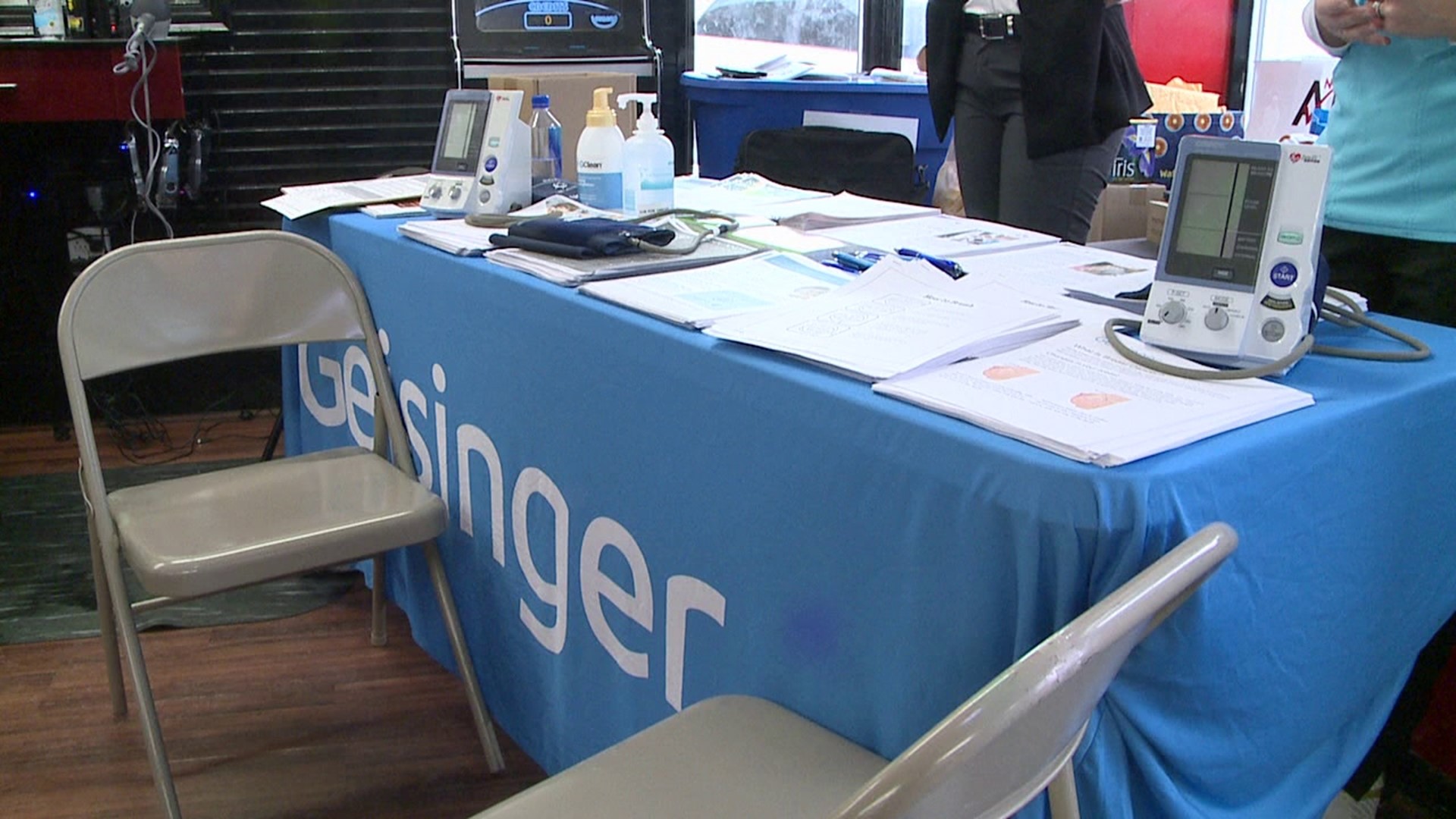 Geisinger teamed up with Butter's Barbershop in Scranton to host a health screening event Friday afternoon.