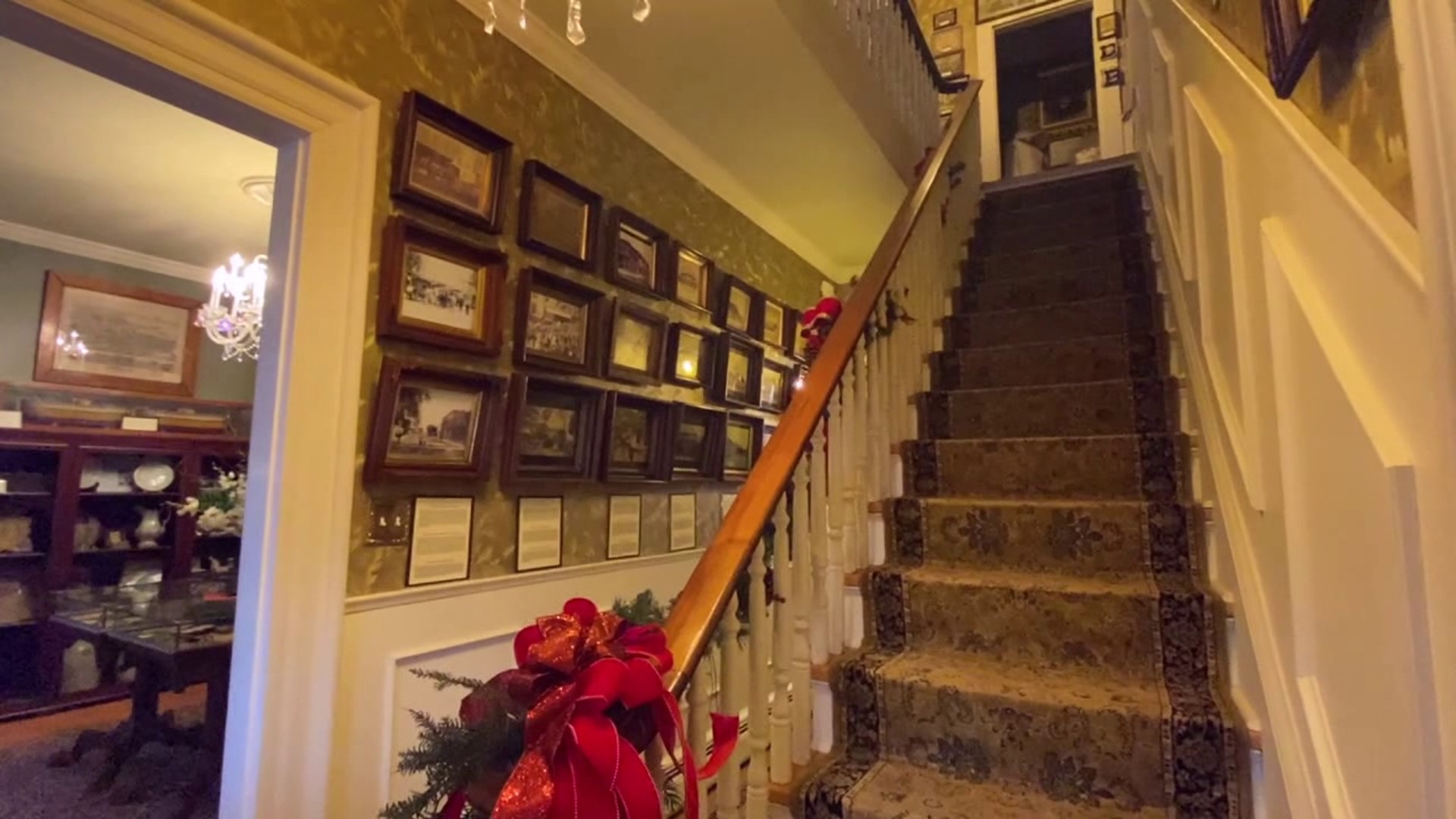 The Jackson Mansion on North Market Street is decked out for the holidays and sharing pieces of history at the same time.