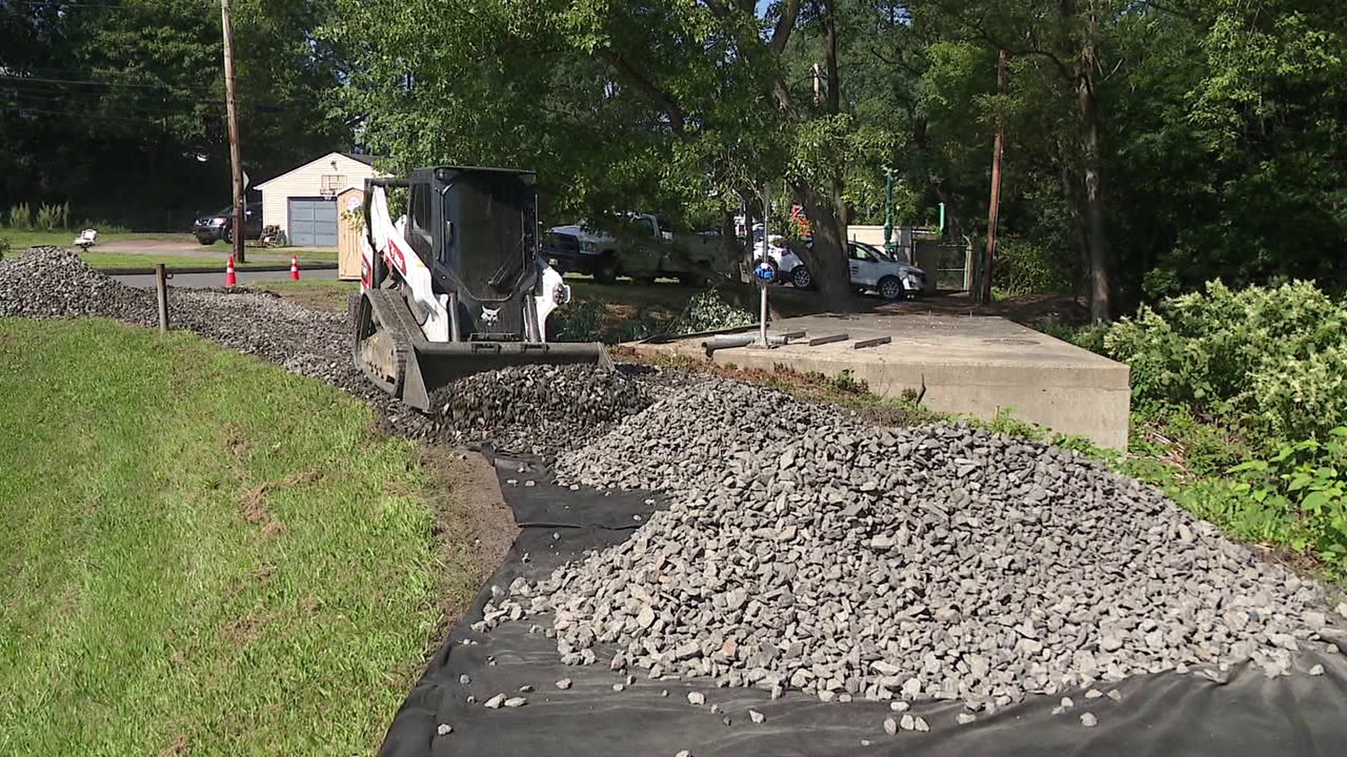 Work has begun in Wilkes-Barre to improve the Brookside Levee, a plan years in the making to make sure the area doesn't see a repeat of flooding following storms.