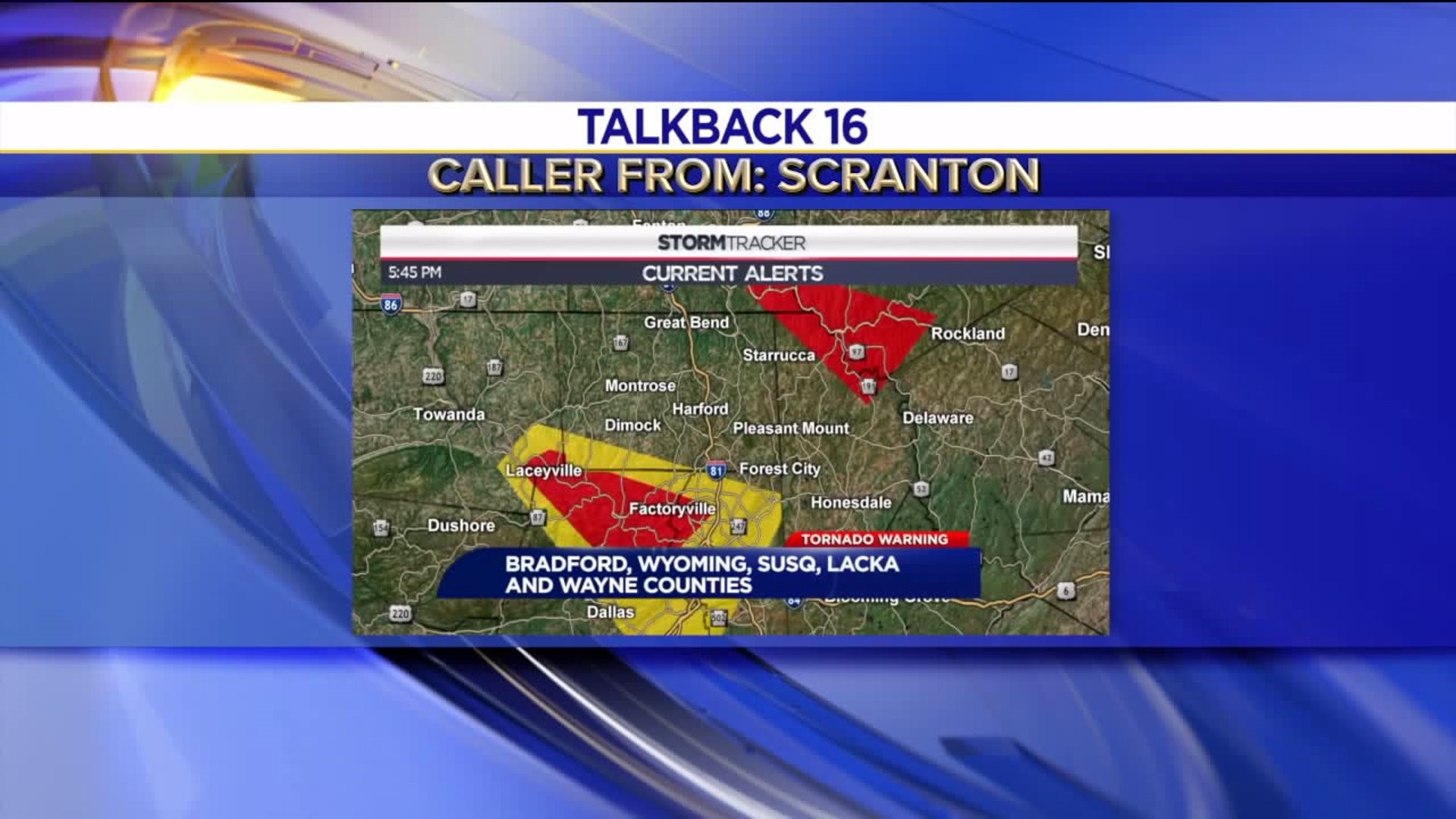 Talkback 16: Tornado Warnings
