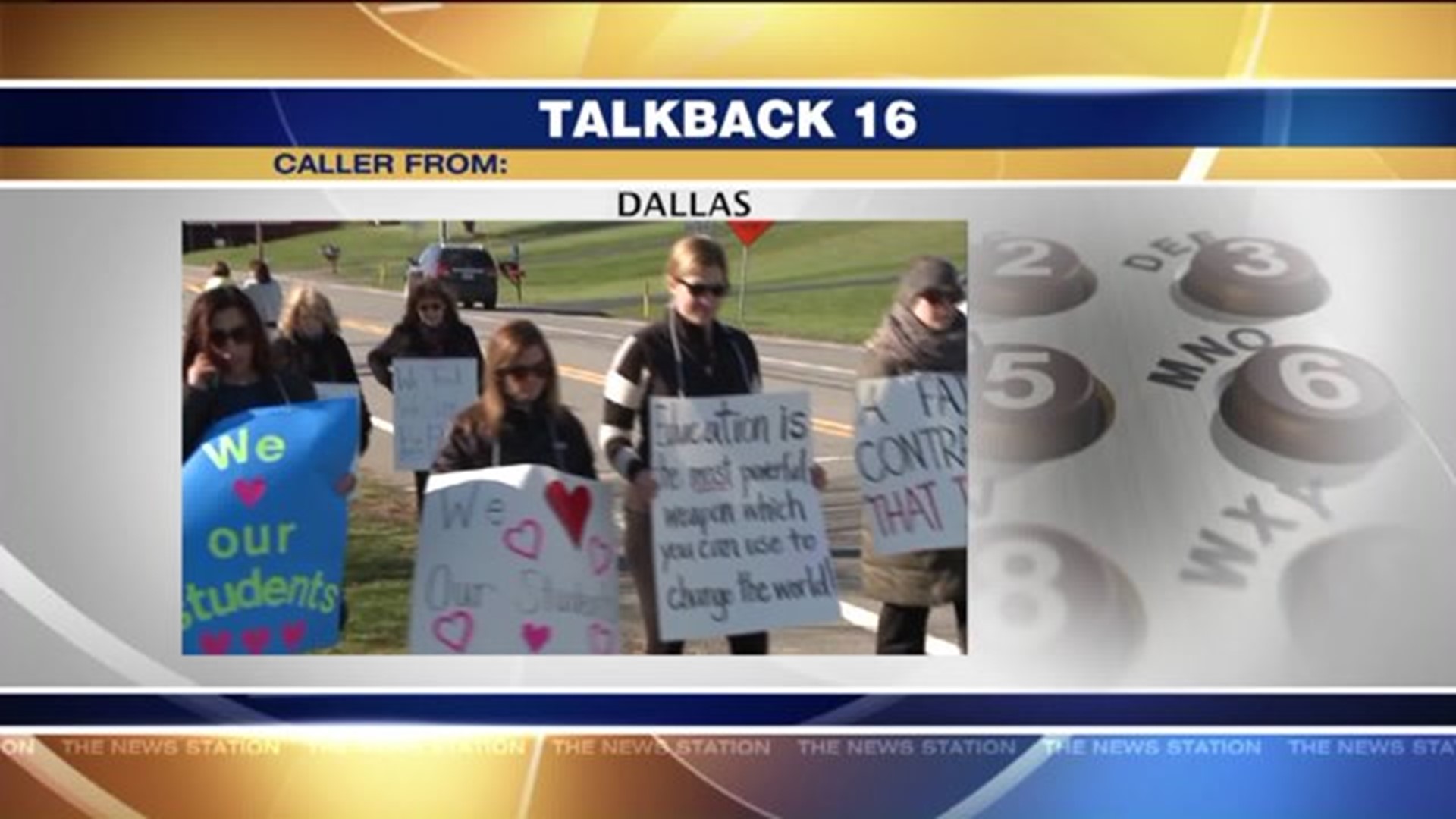 Talkback 16: Teachers on Strike, Online Contests, What About Thanksgiving?