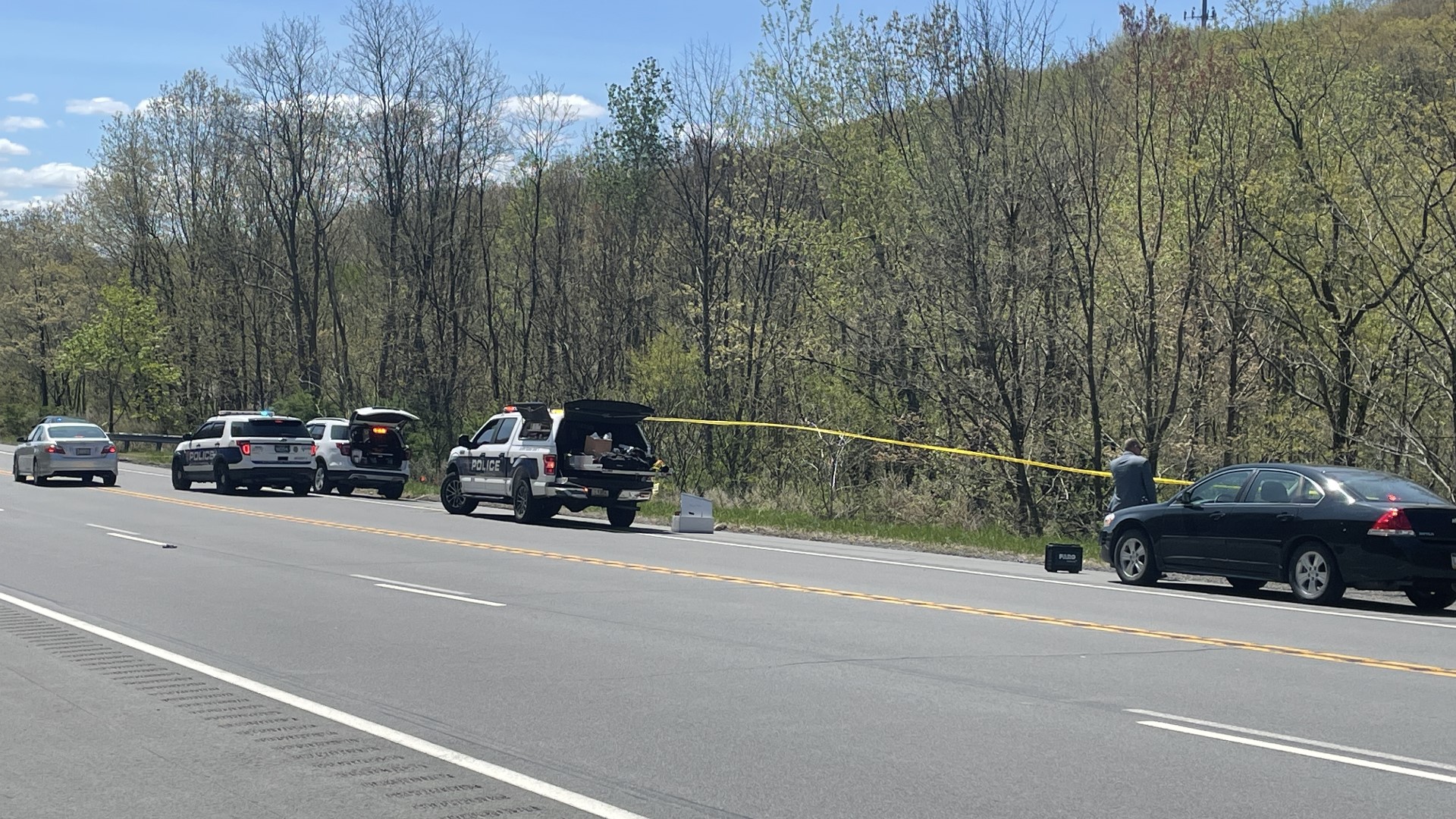 The coroner confirms that the body of a man was found near the Morgan Highway in Scranton.