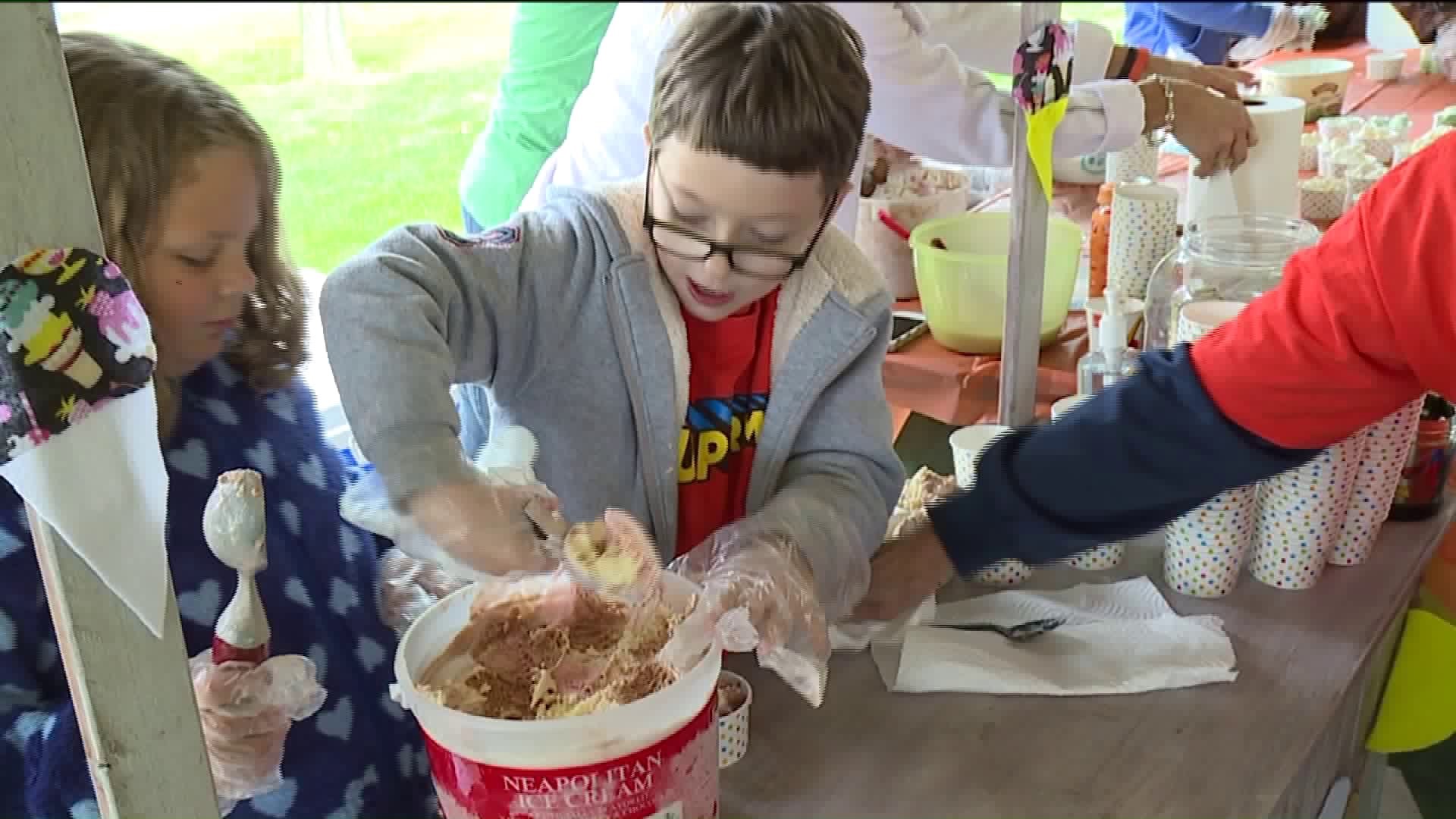 Matthew`s Miraculous Ice Cream Stand Raises Money for Kids with Cancer