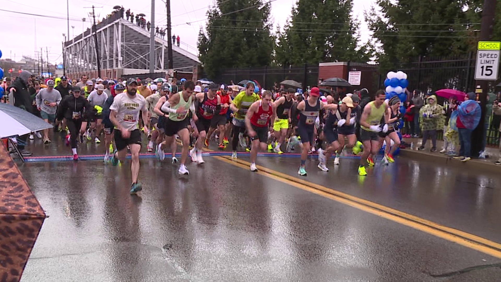 The 12th Scranton Half Marathon attracted hundreds as runners braved the dreary weather.