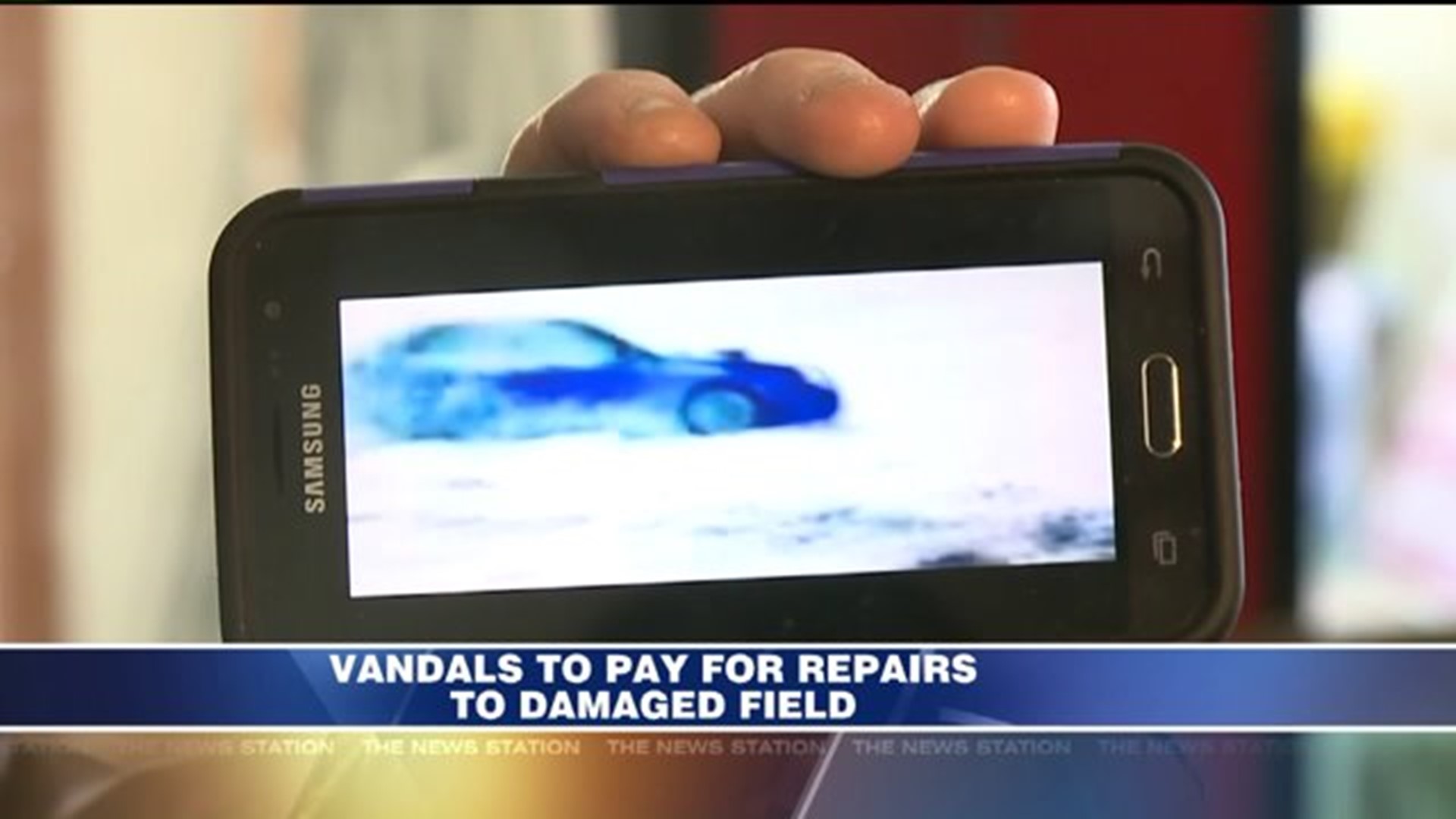 Vandals to Pay for Repairs to Damaged Field