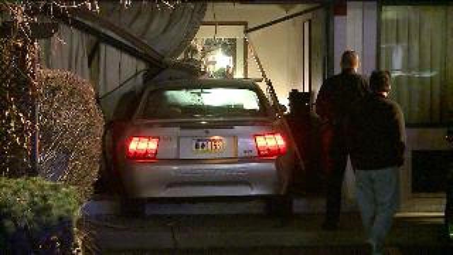 Police Chase Ends When Car Slams Into Hotel Room