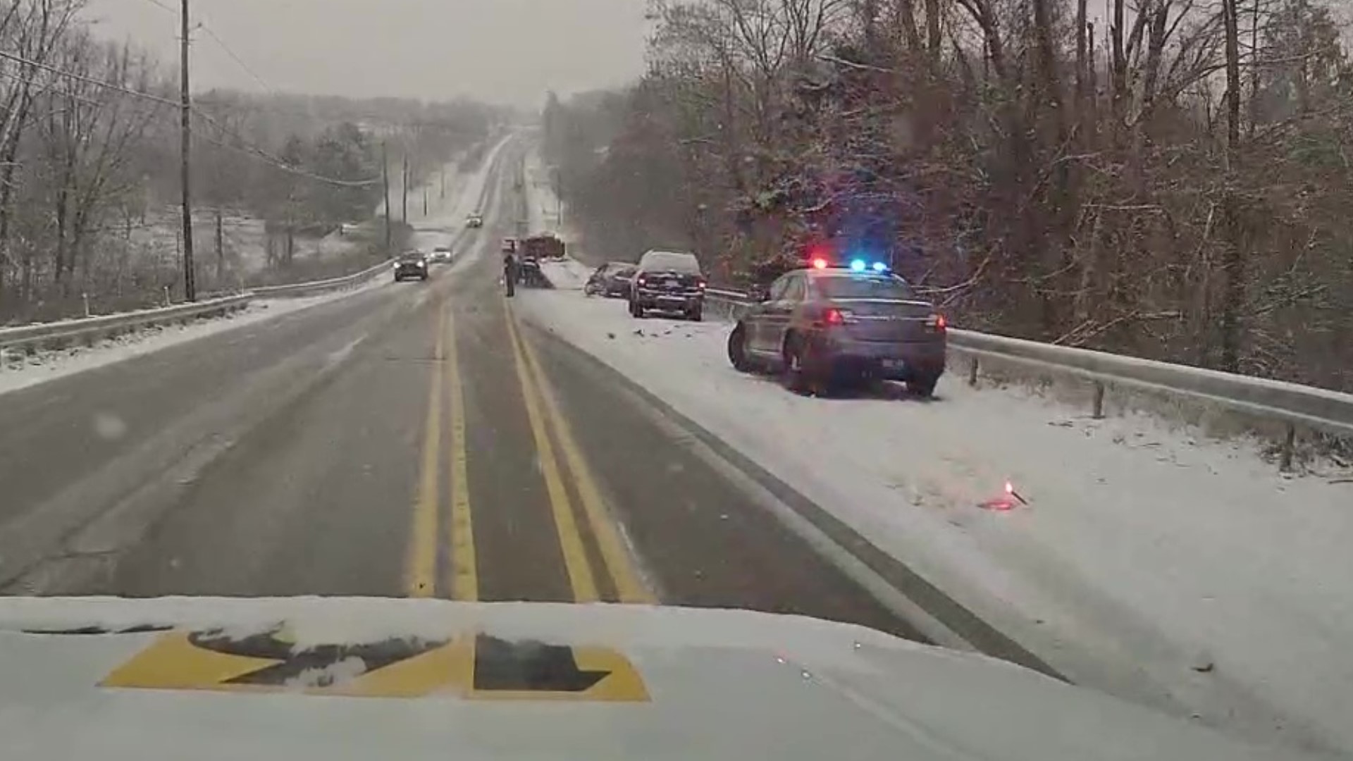 Some of our western counties saw more than an inch of snow. Newswatch 16's Nikki Krize spoke with drivers who were surprised by the snowy weather.