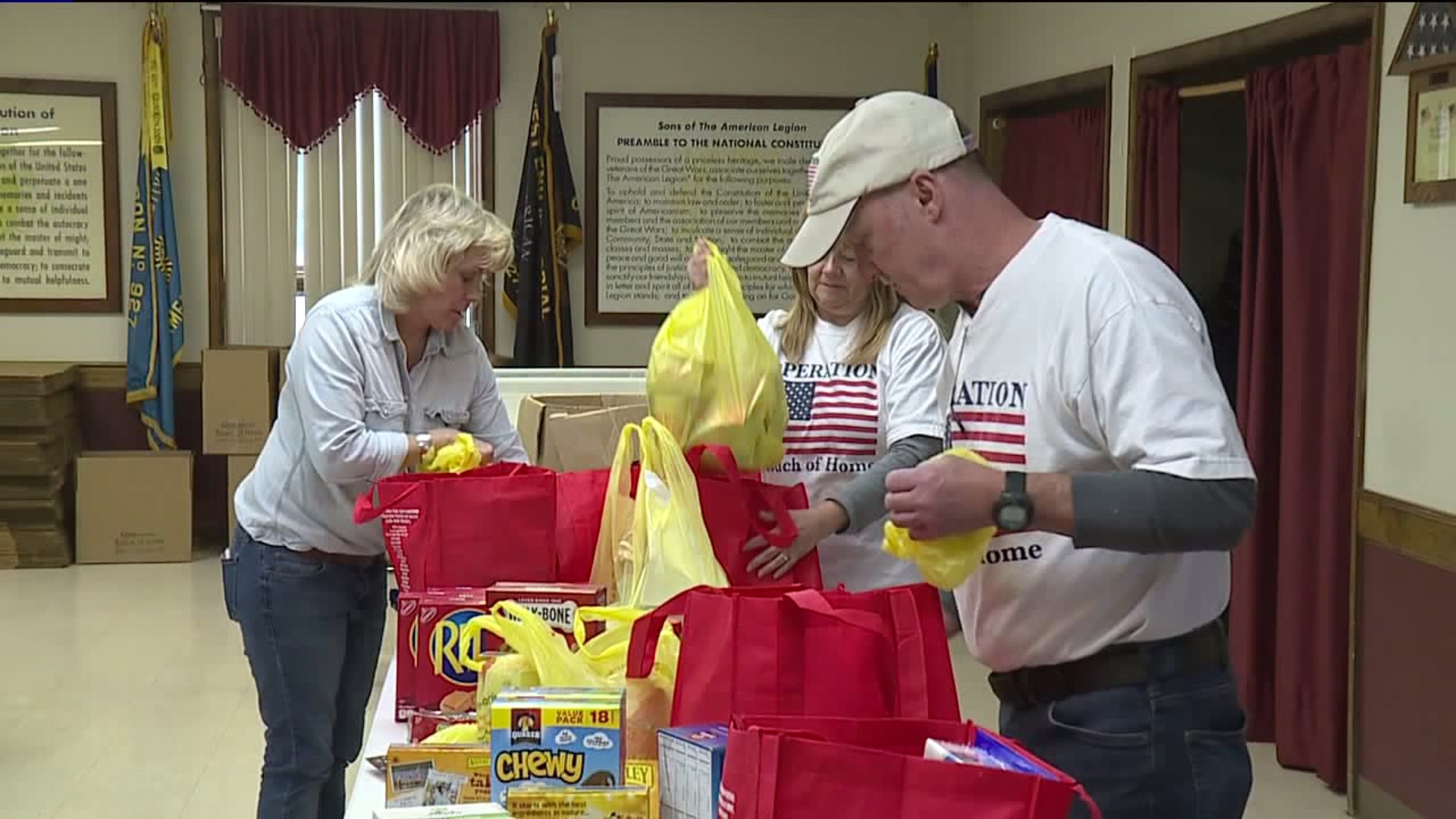 Collecting for the Troops: 'Operation Touch of Home'