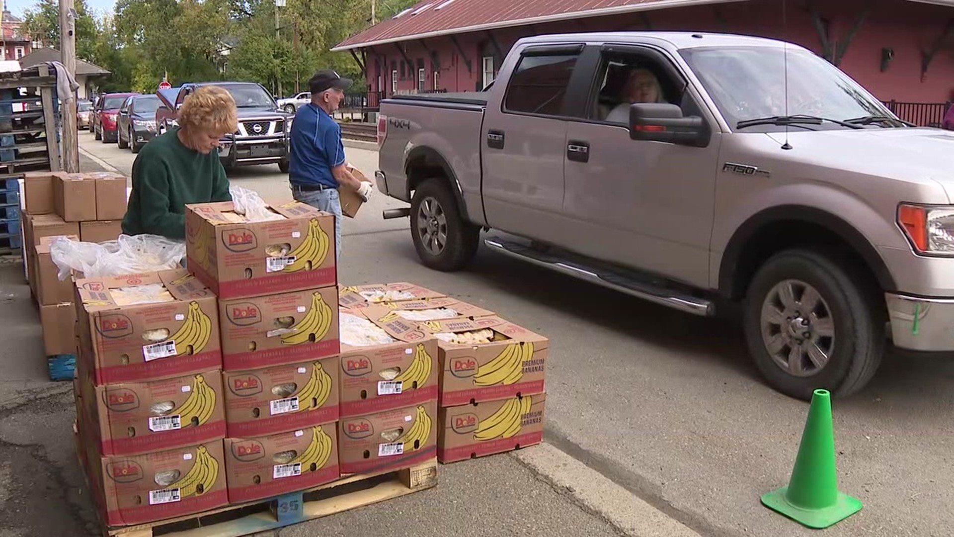 Newswatch 16's Chris Keating stopped by the distribution. He spoke with folks who say this food goes a long way.
