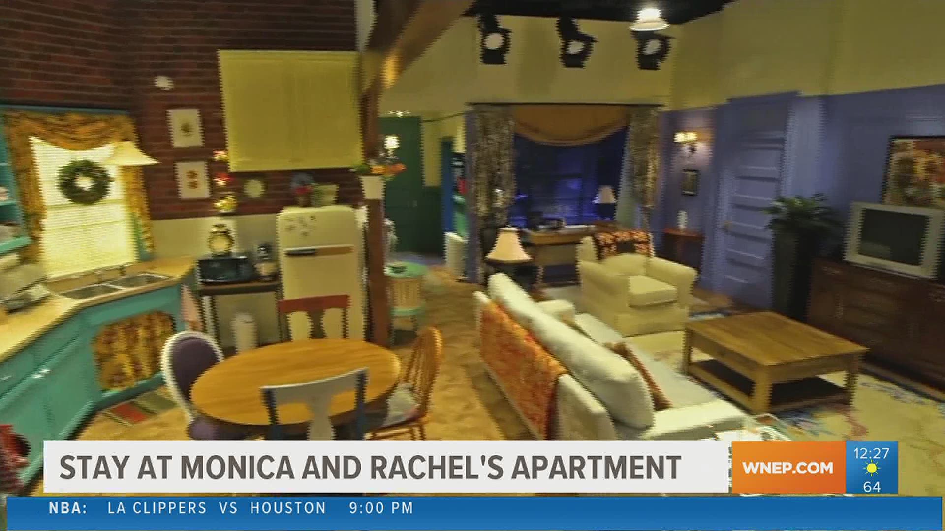 Friends fans can stay in Monica and Rachel's apartment