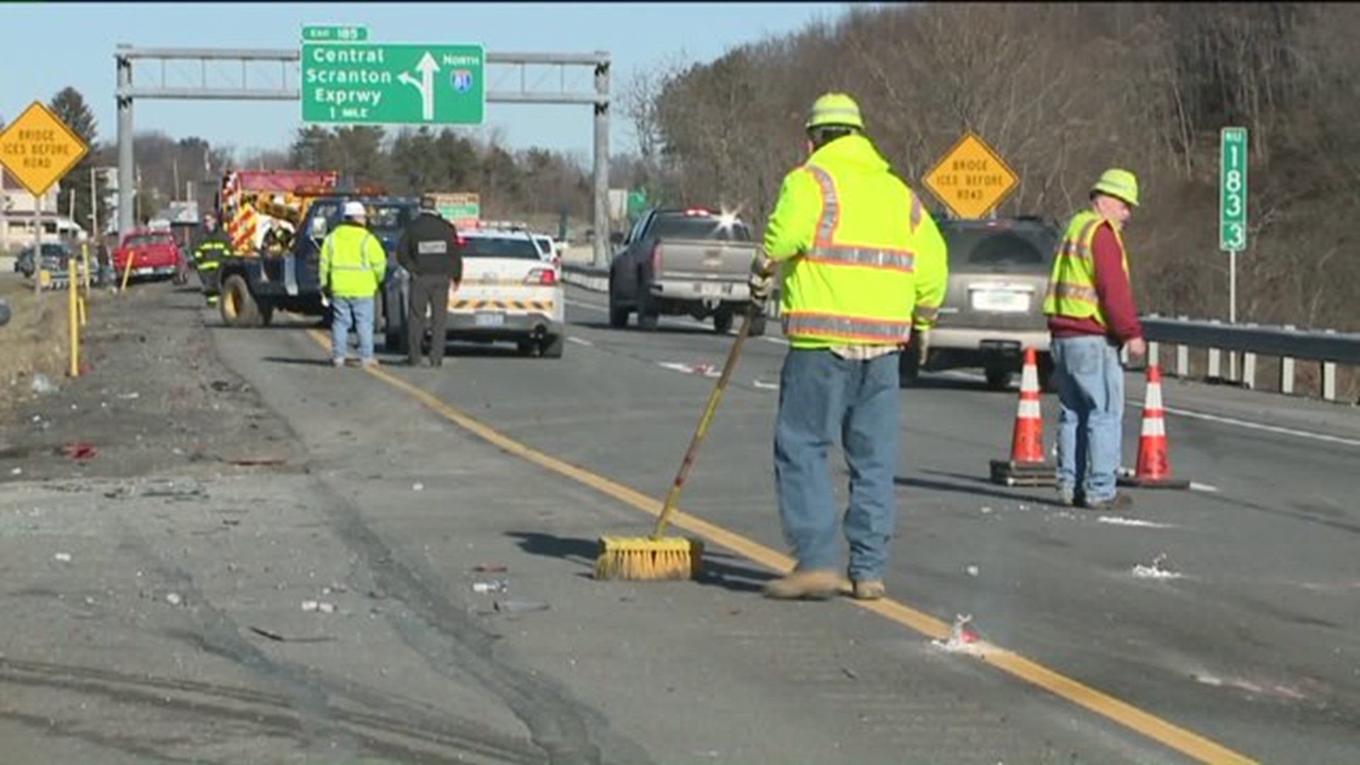 Man Dies After New Year`s Day Crash on I-81