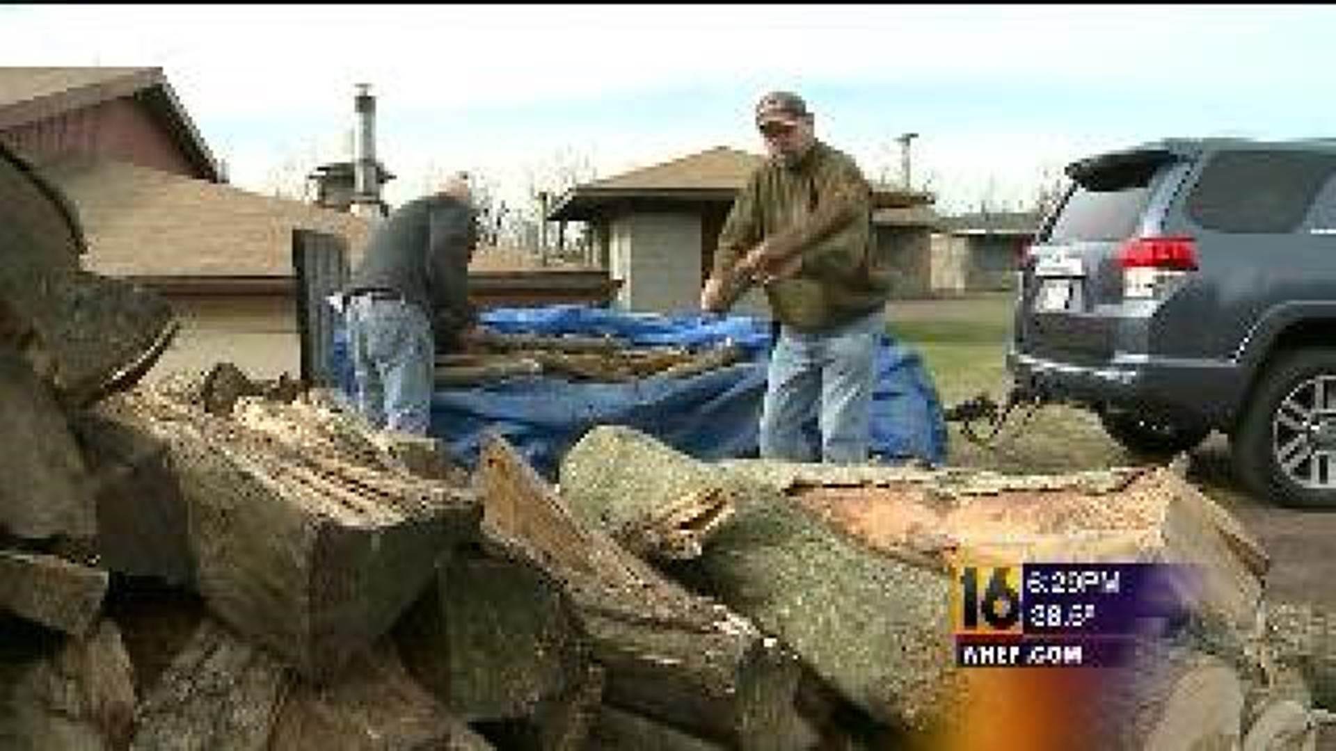 Firewood for Hurricane Sandy Victims