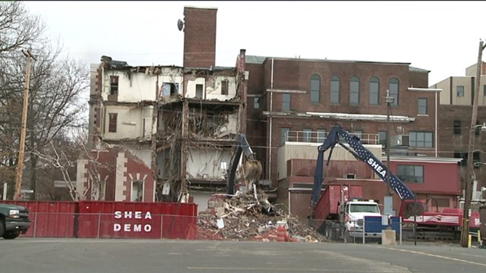 Former Medical Facility Coming Down For Loading Dock