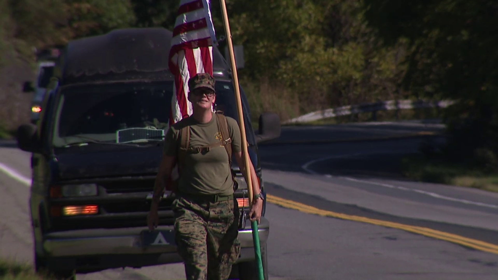 Newswatch 16's Emily Kress shows us the patriotic trek.