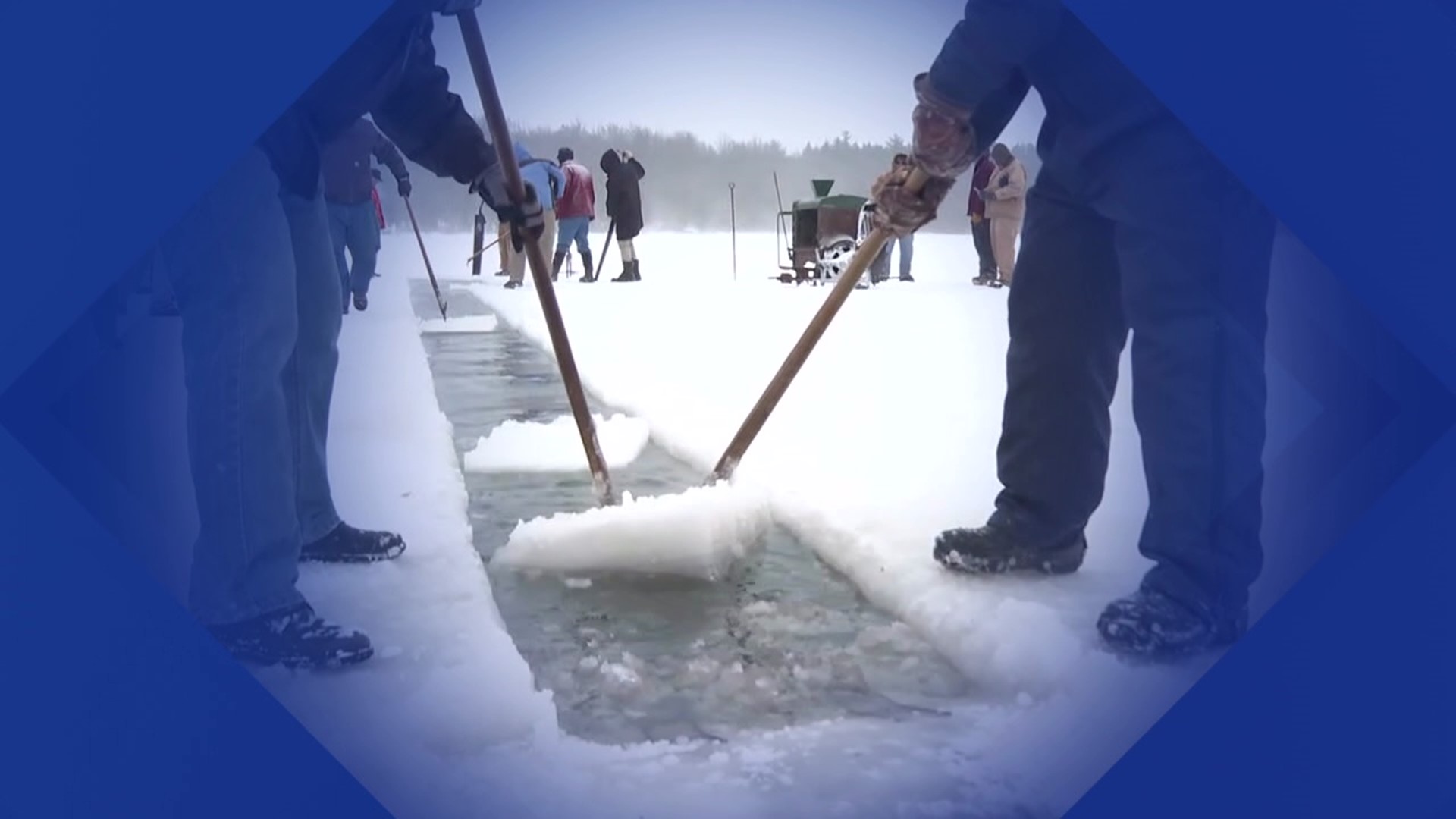 The lack of ice and warmer temperatures are keeping the ice harvest from happening this year.