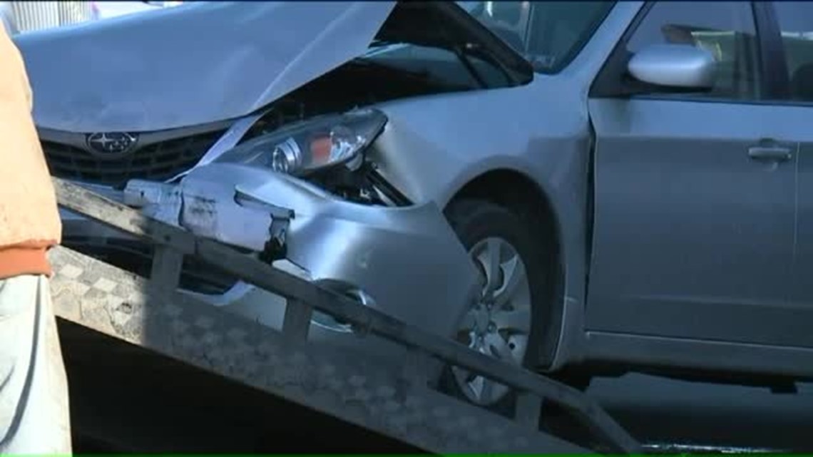 Two People, Several Parked Vehicles Hit by Car in Scranton