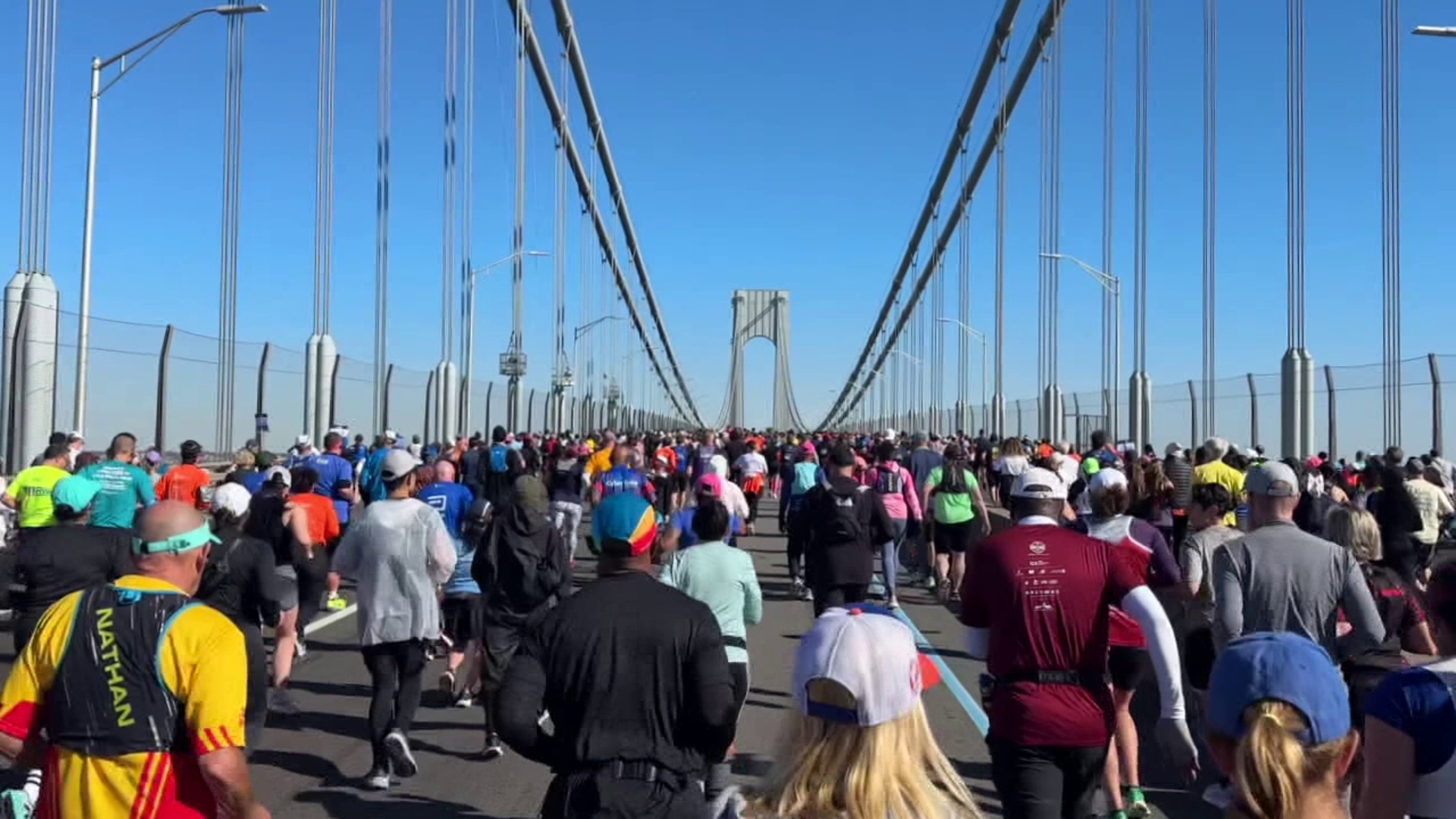 Some runners don't start until 11:30 a.m. but arrive at the start around 6 a.m.