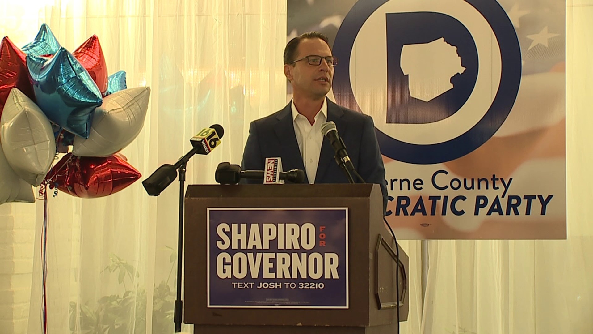 Josh Shapiro Makes Campaign Stop In Wilkes Barre Wnep Com